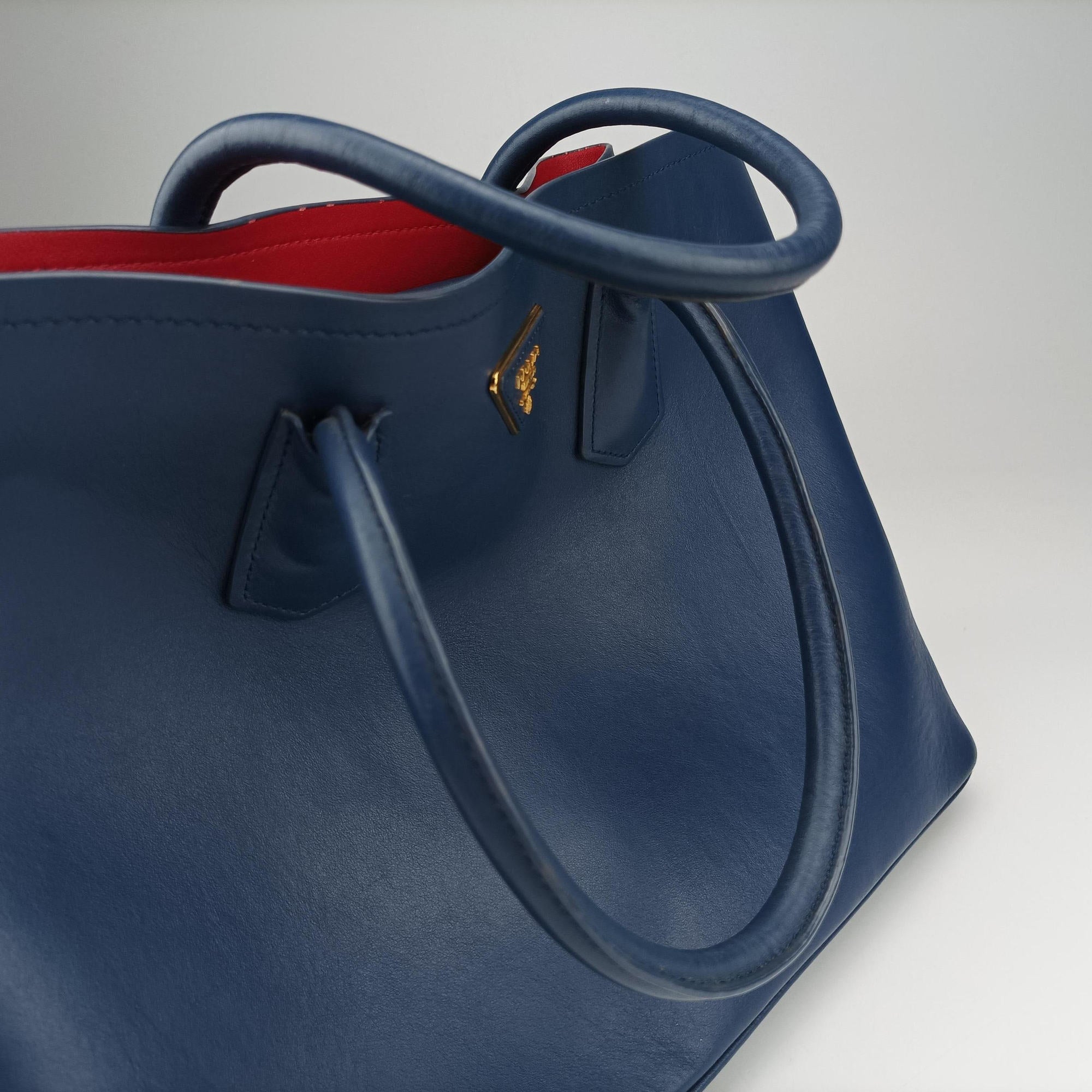 Double Cuir Blue SAFFIANO Leather B2756T 173ダブル キュイール ブルー サフィアーノレザー B2756T 173