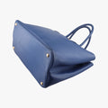 Double Cuir Blue SAFFIANO Leather B2756T 173ダブル キュイール ブルー サフィアーノレザー B2756T 173