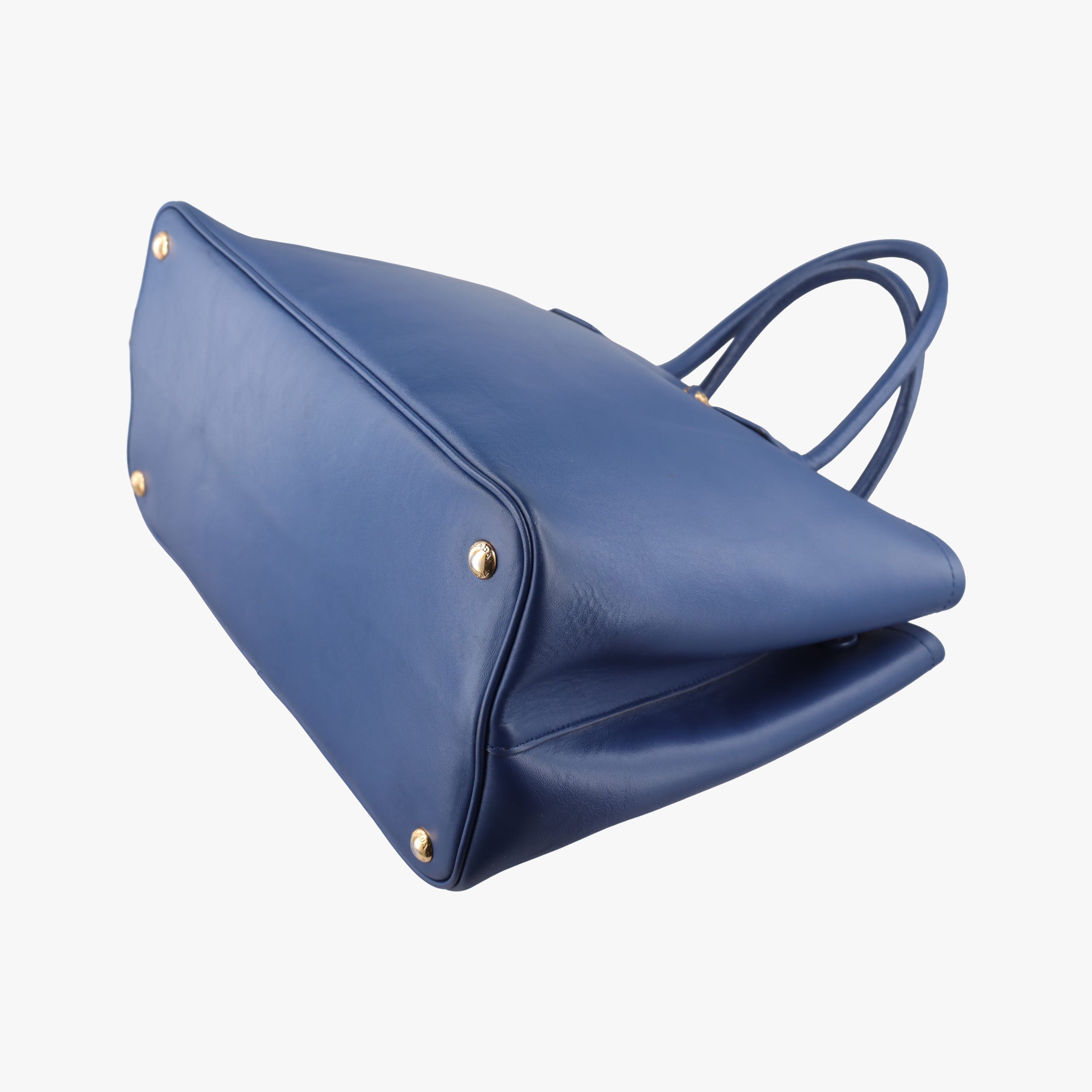 Double Cuir Blue SAFFIANO Leather B2756T 173ダブル キュイール ブルー サフィアーノレザー B2756T 173