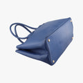 Double Cuir Blue SAFFIANO Leather B2756T 173ダブル キュイール ブルー サフィアーノレザー B2756T 173