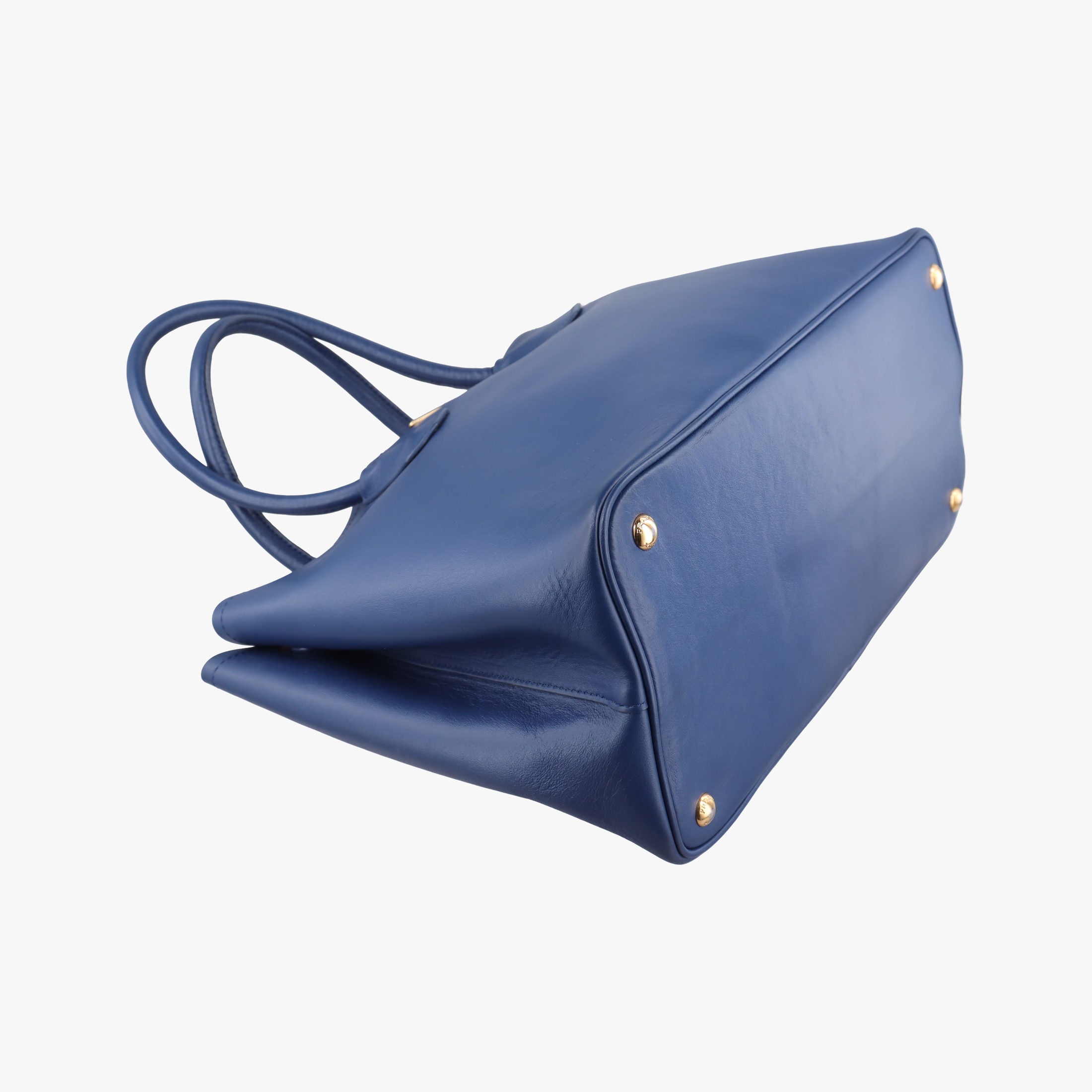 Double Cuir Blue SAFFIANO Leather B2756T 173ダブル キュイール ブルー サフィアーノレザー B2756T 173