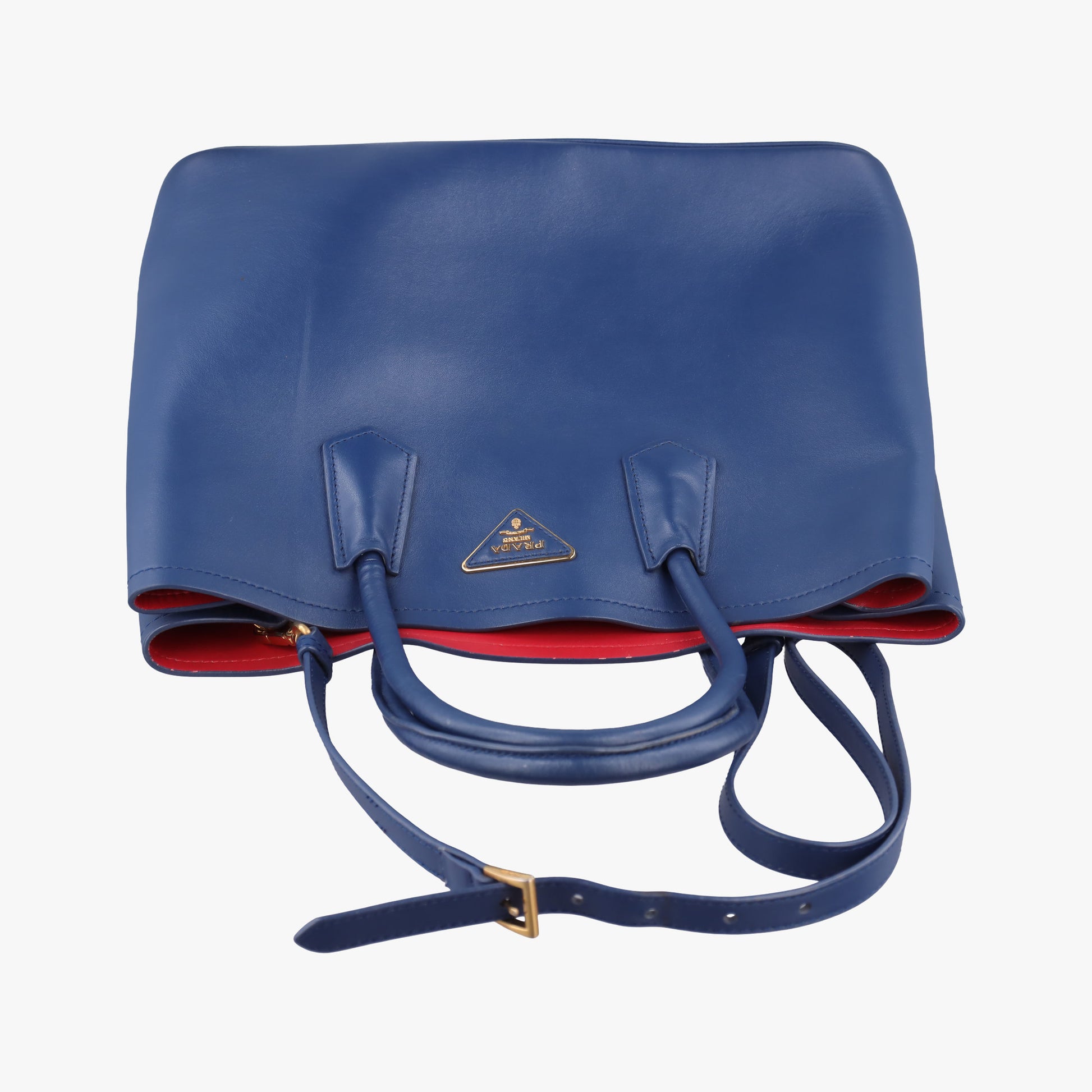 Double Cuir Blue SAFFIANO Leather B2756T 173ダブル キュイール ブルー サフィアーノレザー B2756T 173