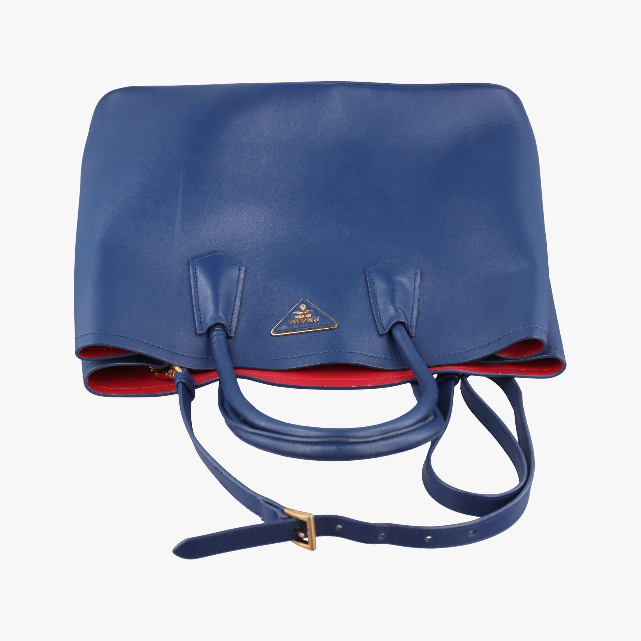 Double Cuir Blue SAFFIANO Leather B2756T 173ダブル キュイール ブルー サフィアーノレザー B2756T 173