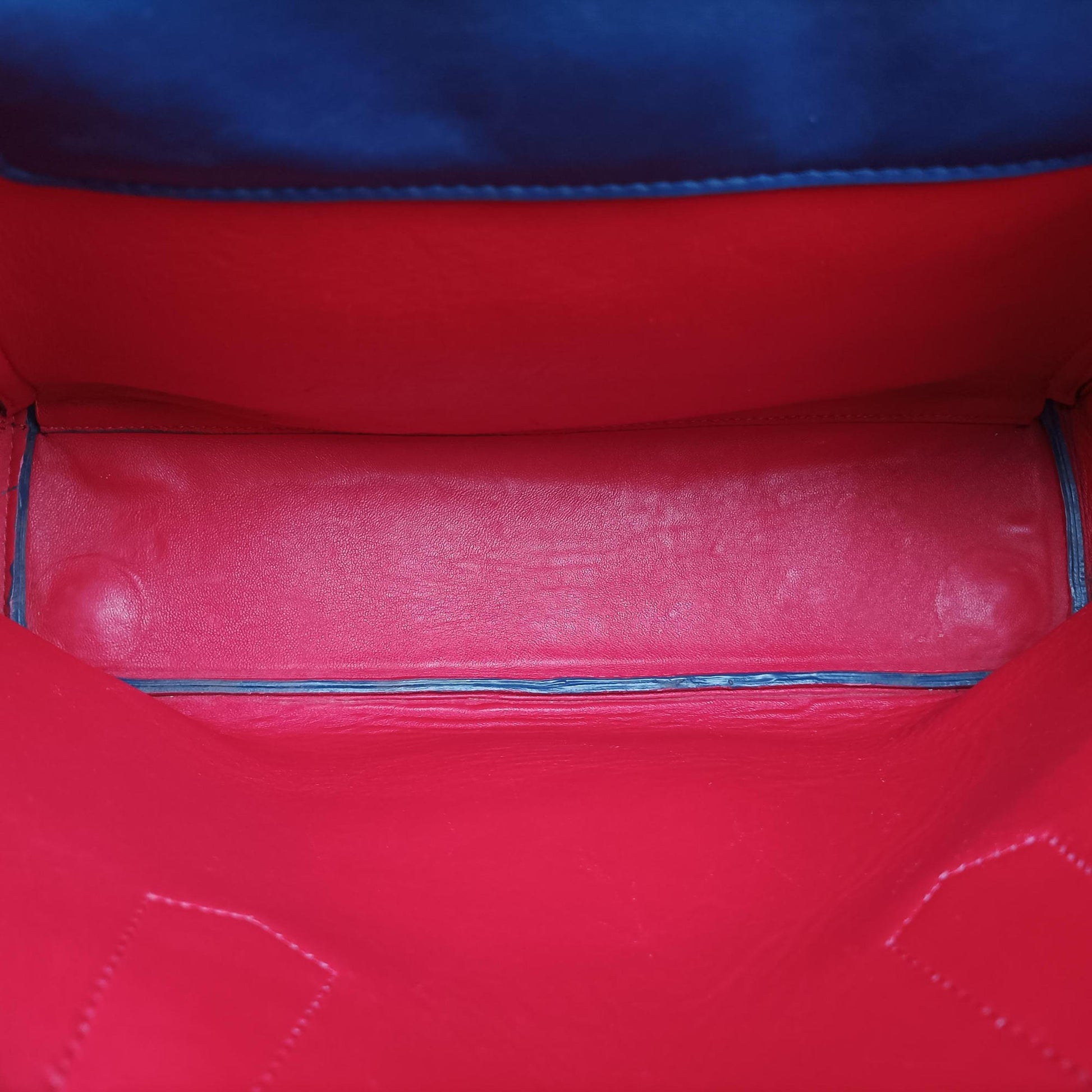 Double Cuir Blue SAFFIANO Leather B2756T 173ダブル キュイール ブルー サフィアーノレザー B2756T 173