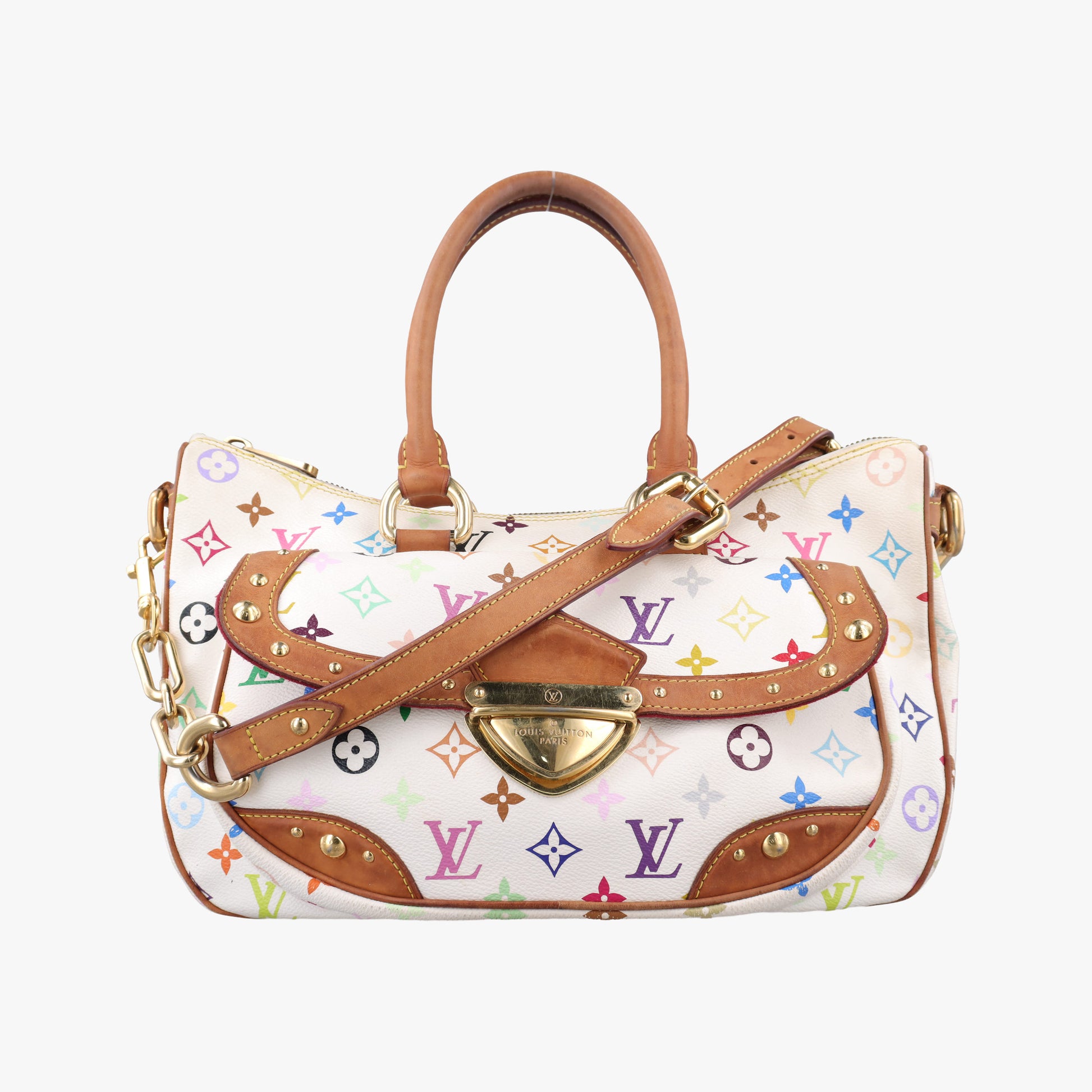 RITA white Monogram Multicolor M40125 Lot number unknownリタ ブロン モノグラム マルチカラー M40125 製番不明