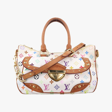 RITA white Monogram Multicolor M40125 Lot number unknownリタ ブロン モノグラム マルチカラー M40125 製番不明