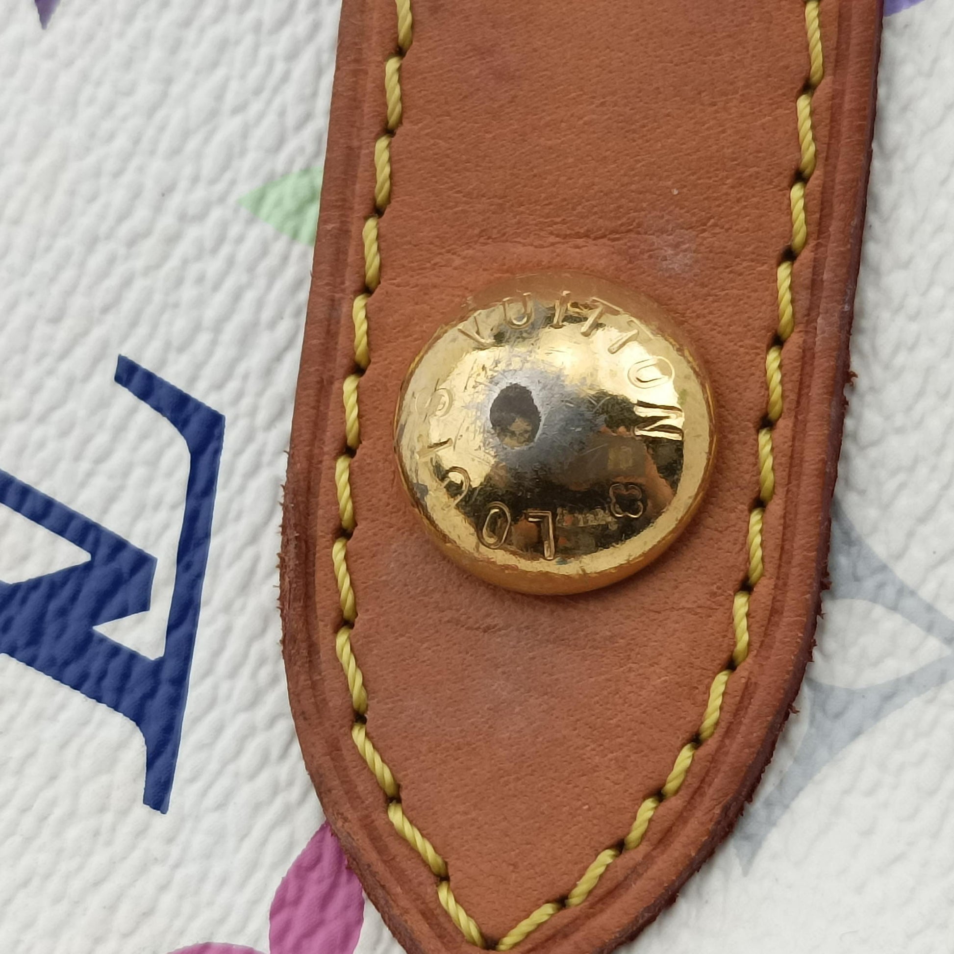 RITA white Monogram Multicolor M40125 Lot number unknownリタ ブロン モノグラム マルチカラー M40125 製番不明