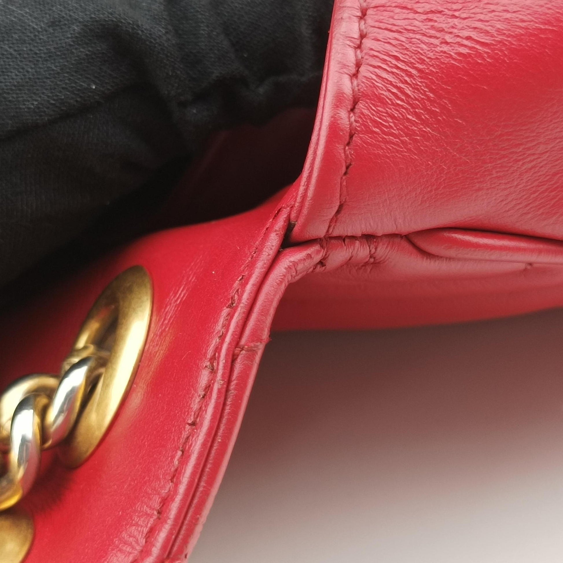 GG Marmont Red Leather 443497 E025631951GGマーモント レッド レザー 443497 E025631951