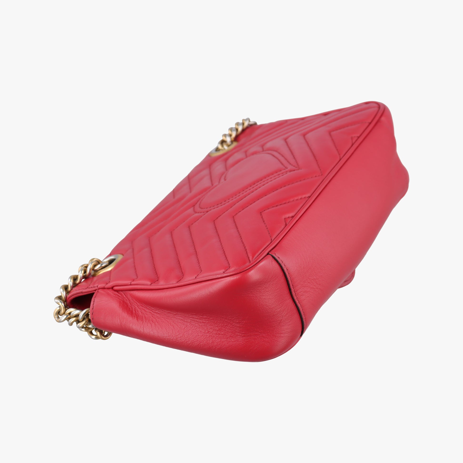 GG Marmont Red Leather 443497 E025631951GGマーモント レッド レザー 443497 E025631951