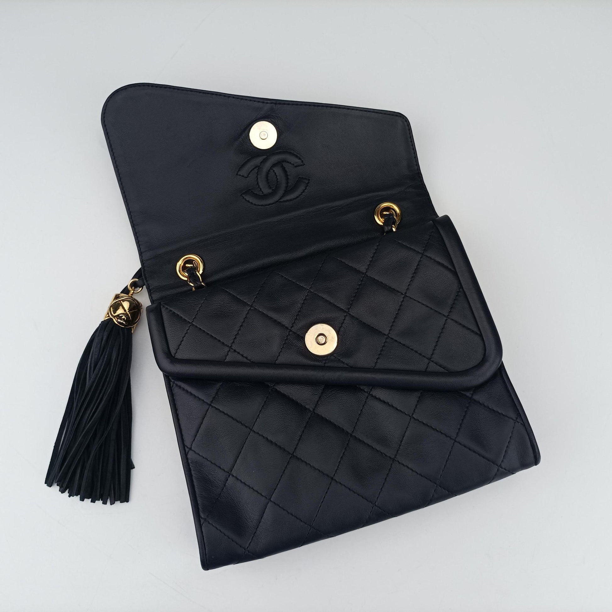 Matelasse Navy Lambskin 1290854マトラッセ ネイビー ラムスキン 1290854