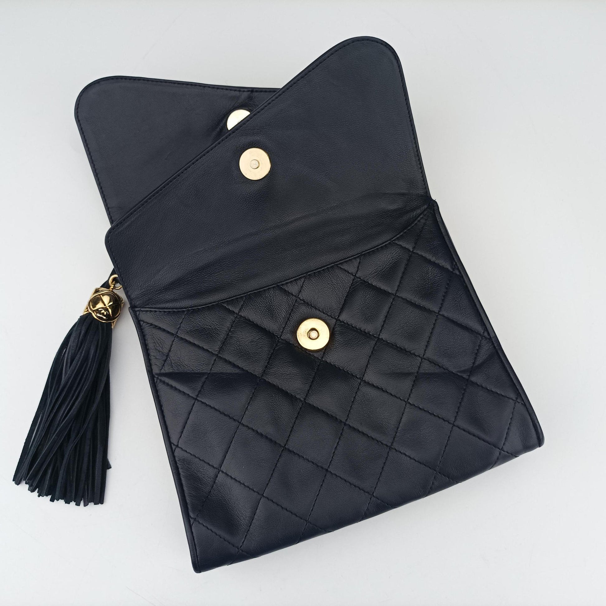 Matelasse Navy Lambskin 1290854マトラッセ ネイビー ラムスキン 1290854