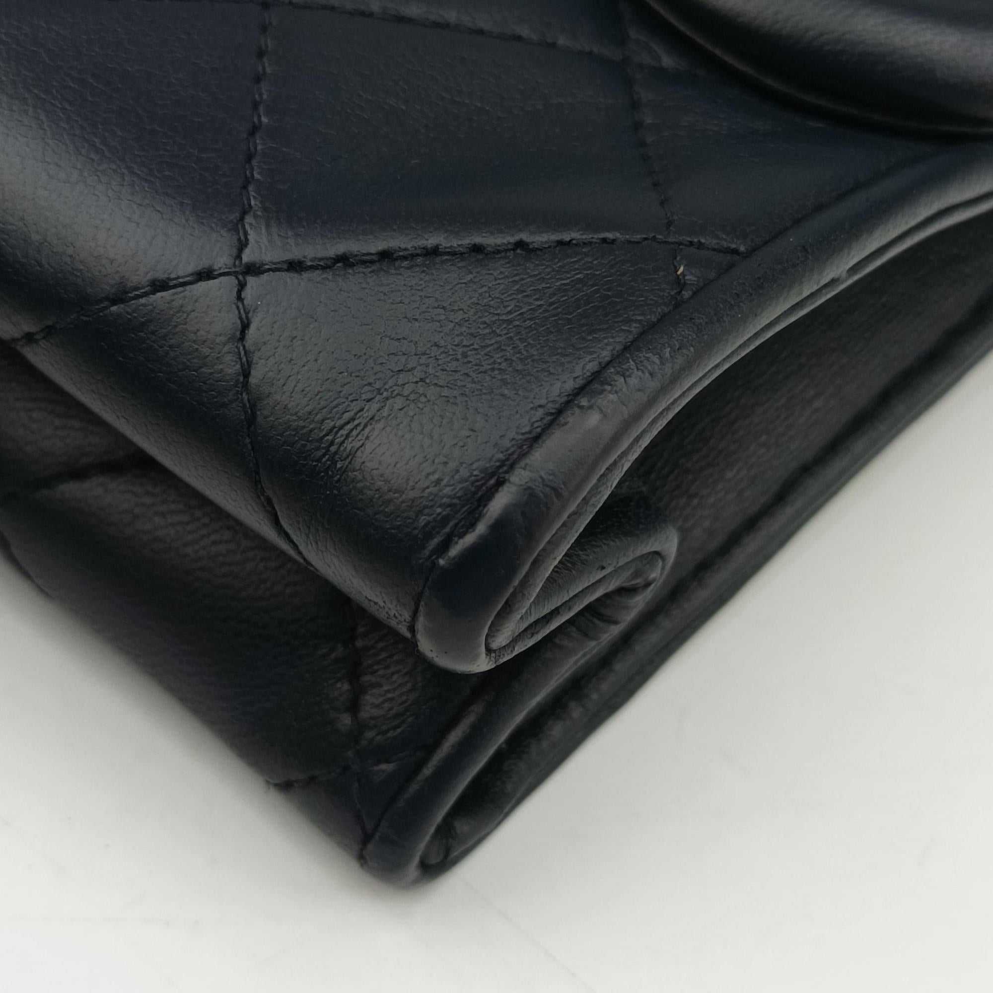 Matelasse Navy Lambskin 1290854マトラッセ ネイビー ラムスキン 1290854