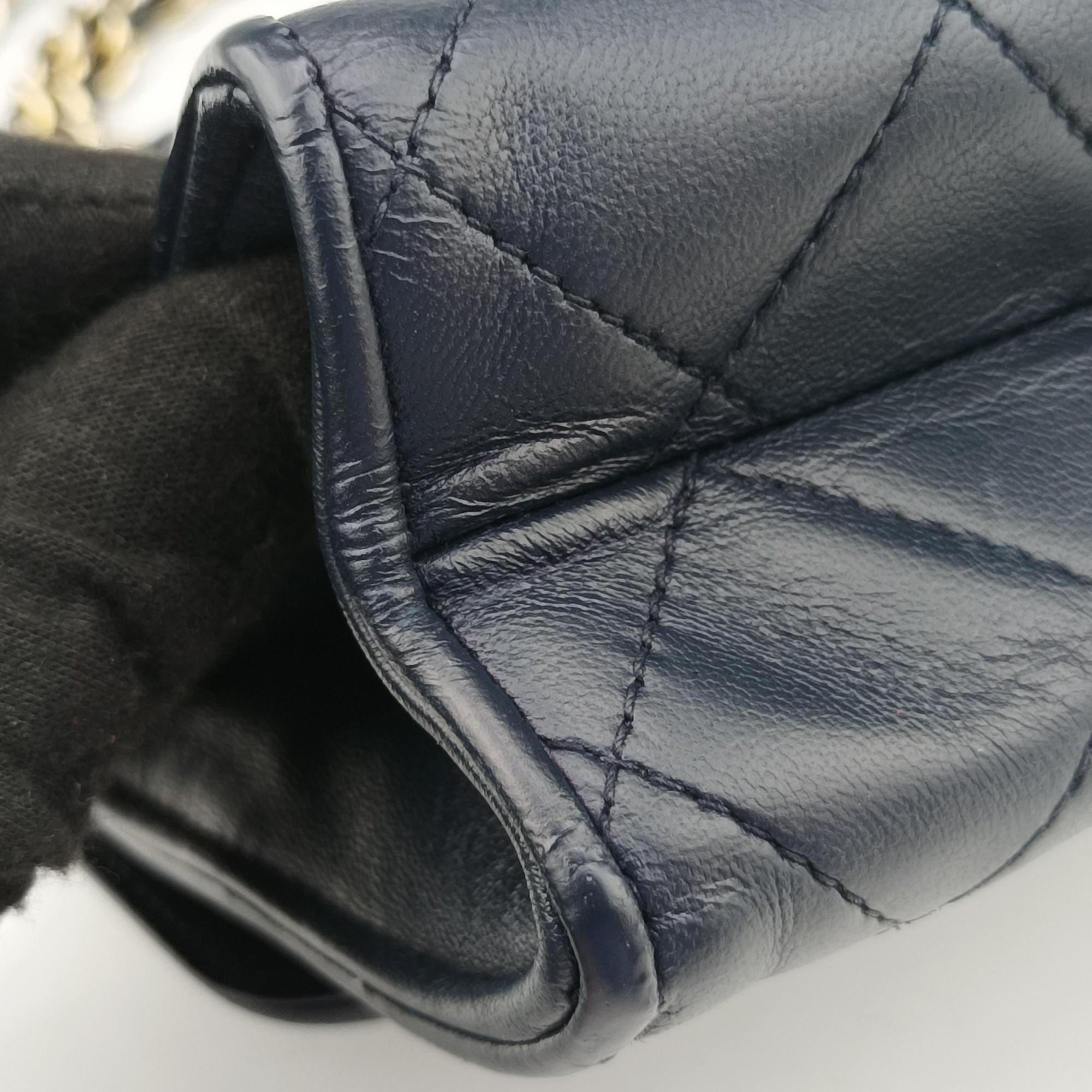 Matelasse Navy Lambskin 1290854マトラッセ ネイビー ラムスキン 1290854
