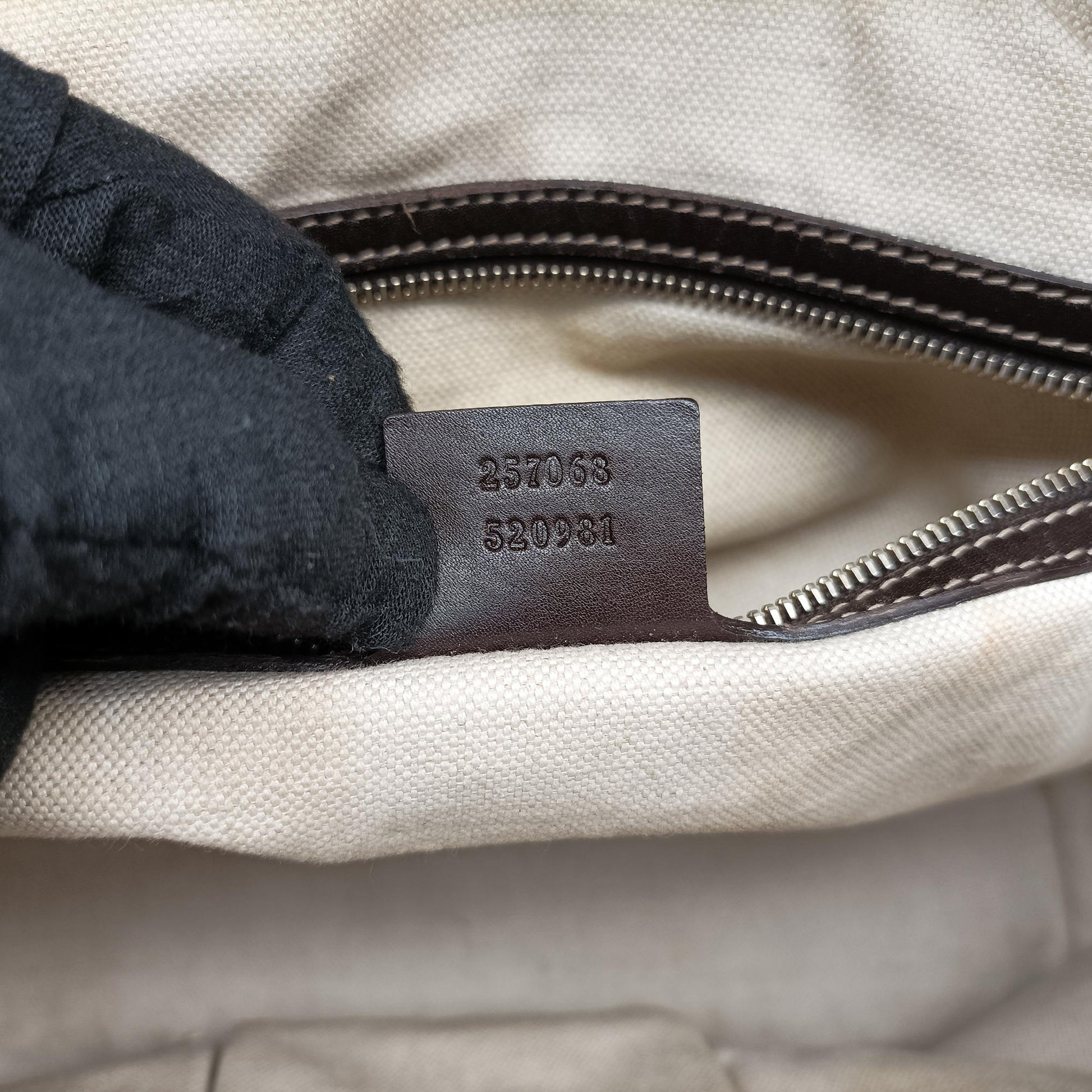 Lovely Brown GG canvas×leatherGG 257068 B7998289ラブリー ブラウン GG キャンバス×レザー 257068 B7998289