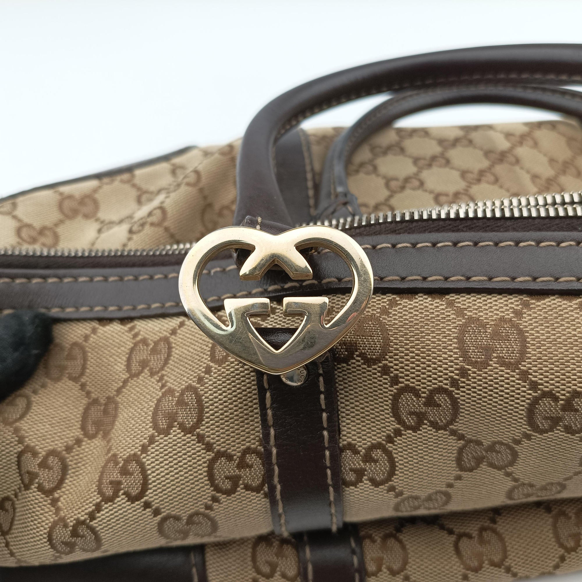 Lovely Brown GG canvas×leatherGG 257068 B7998289ラブリー ブラウン GG キャンバス×レザー 257068 B7998289