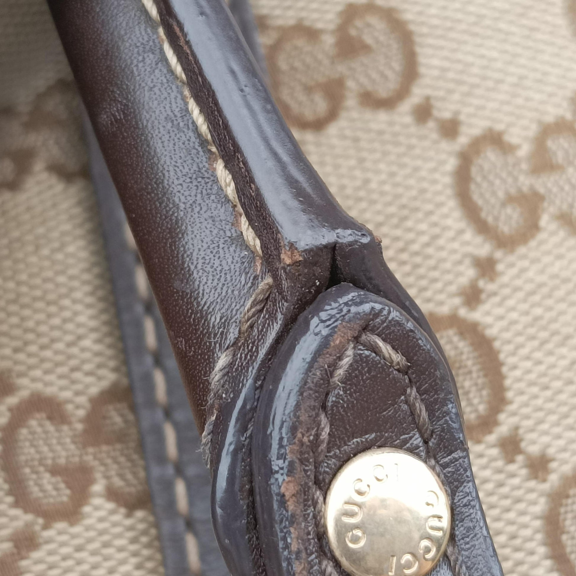 Lovely Brown GG canvas×leatherGG 257068 B7998289ラブリー ブラウン GG キャンバス×レザー 257068 B7998289