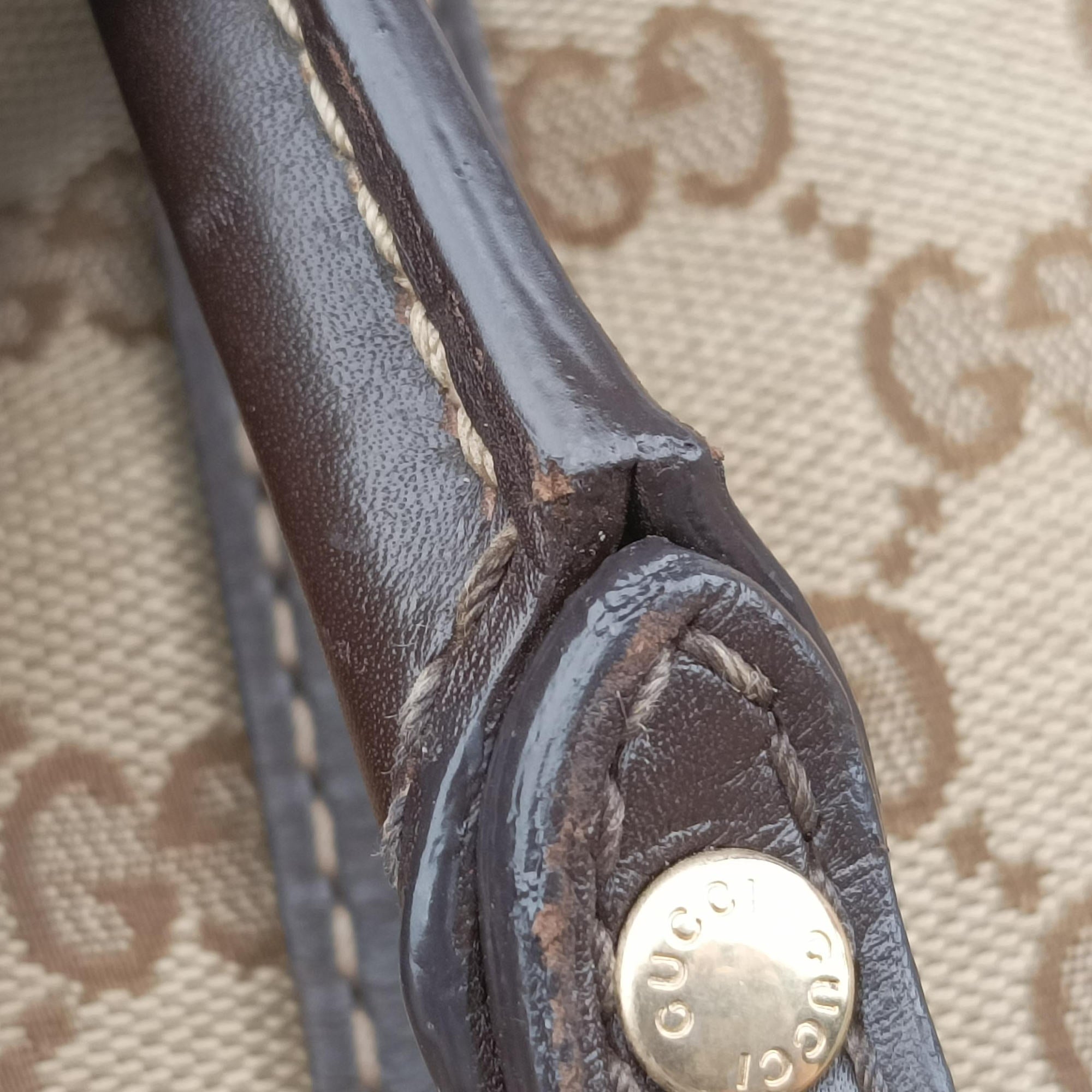 Lovely Brown GG canvas×leatherGG 257068 B7998289ラブリー ブラウン GG キャンバス×レザー 257068 B7998289