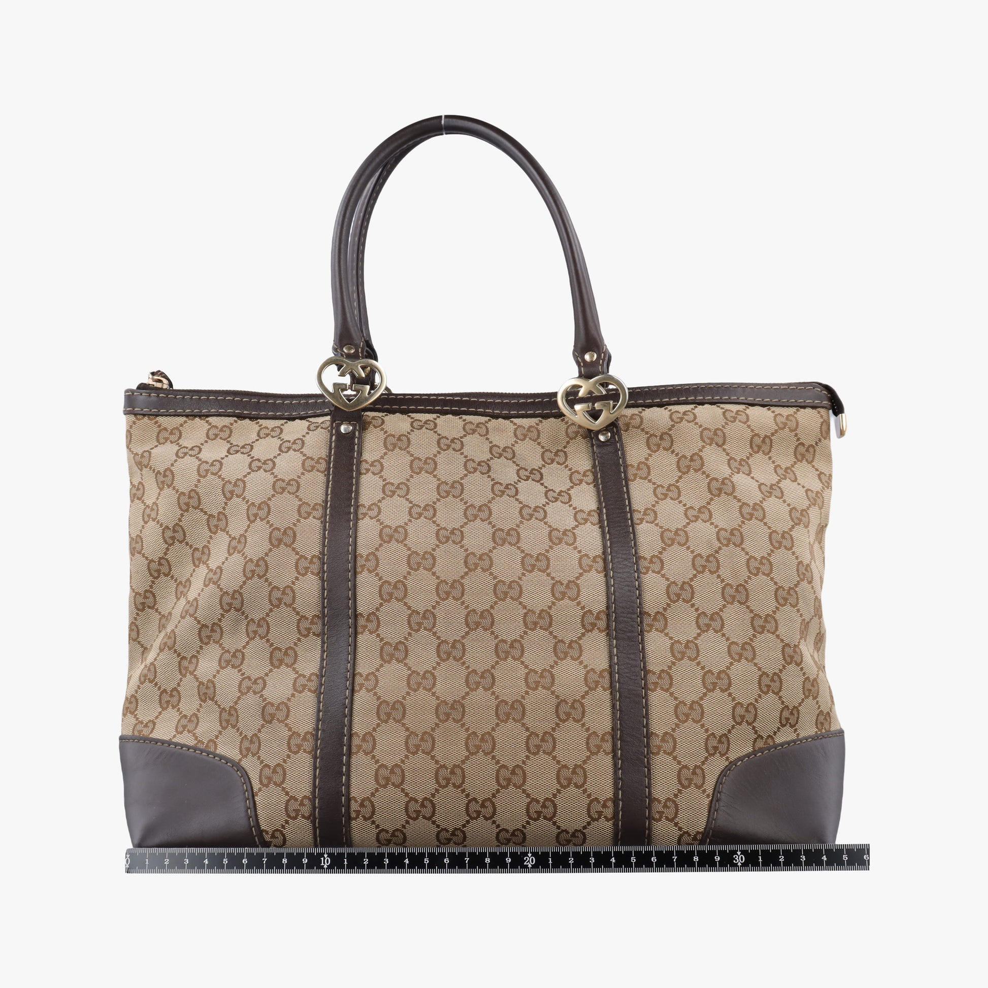 Lovely Brown GG canvas×leatherGG 257068 B7998289ラブリー ブラウン GG キャンバス×レザー 257068 B7998289