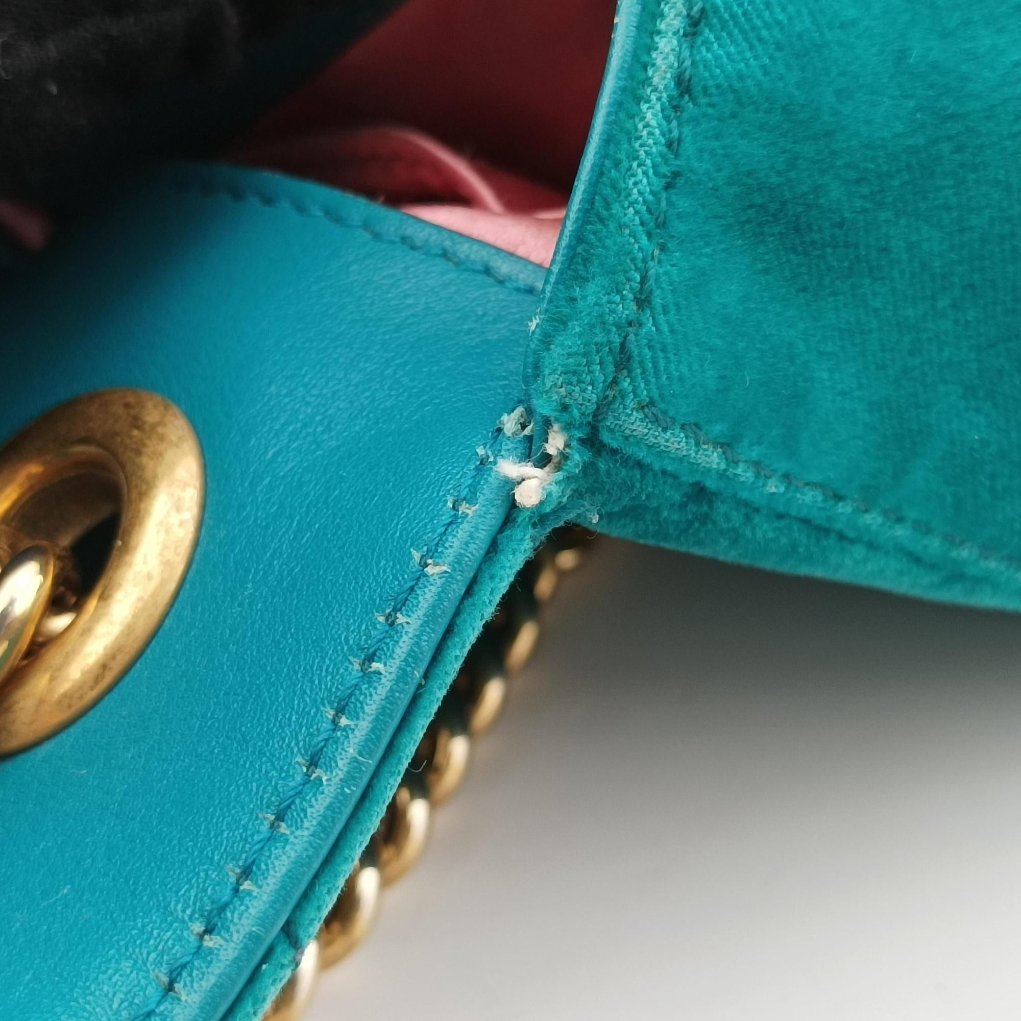 GG Marmont Blue velour 446744 D021964199GGマーモント ブルー ベロア 446744 D021964199