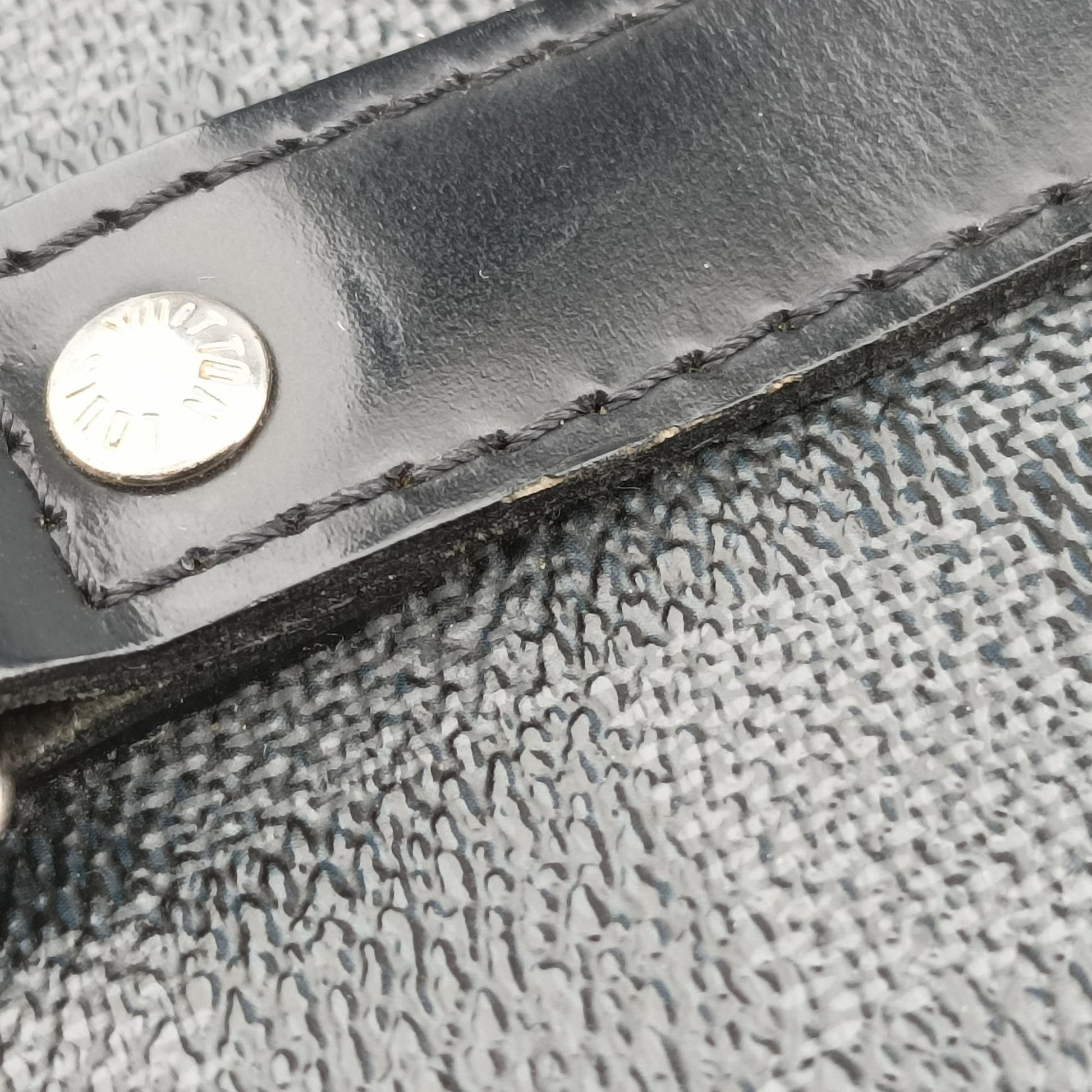 Porte Documents Voyage Noir Damier Graphite N41125 BA0161ポルト ドキュマン ヴォワヤージュ ノワール ダミエグラフィット N41125 BA0161