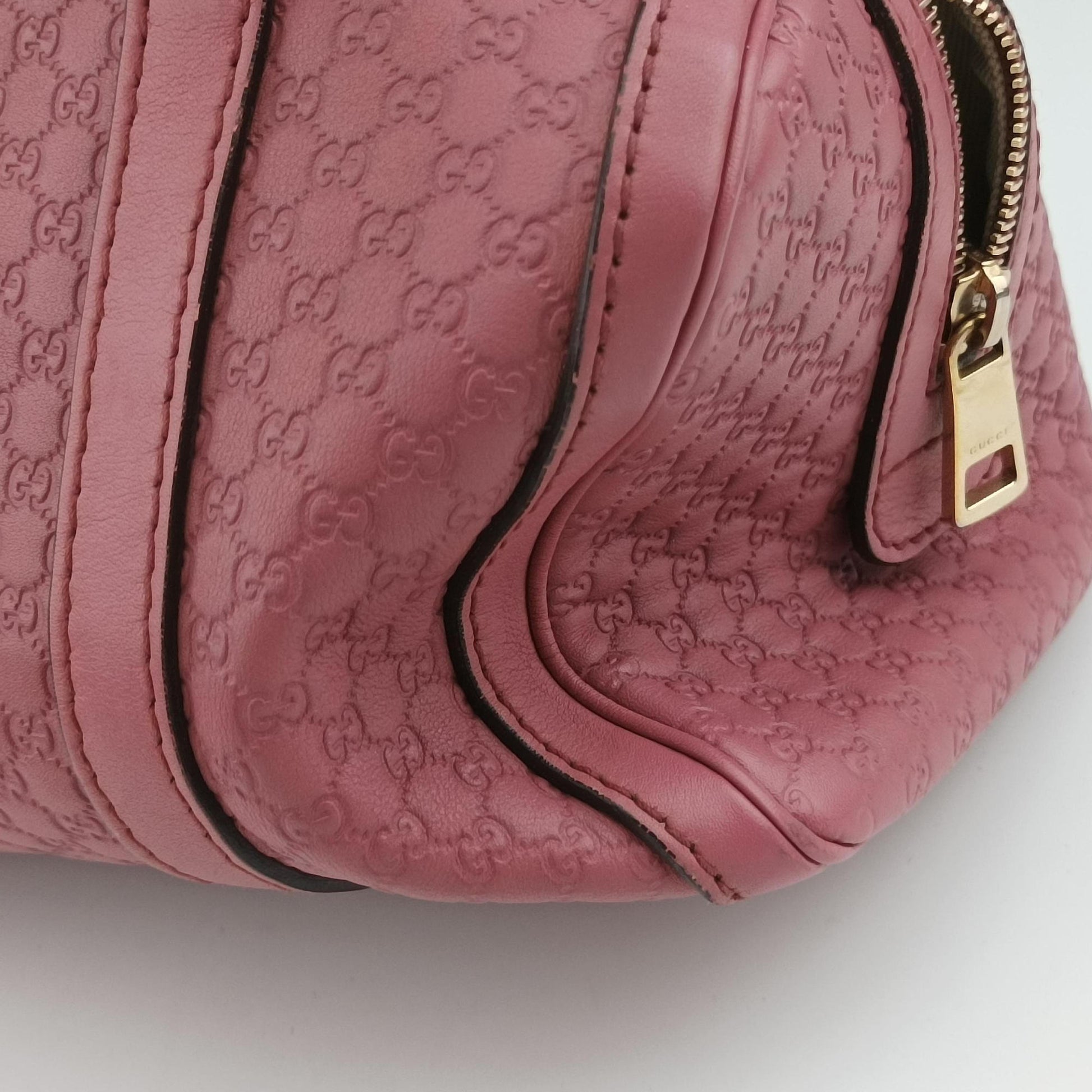 Guccissima Trim Web Joy Pink Leather 269876 G013133942グッチシマ トリム ウェブ ジョイ ピンク レザー 269876 G013133942