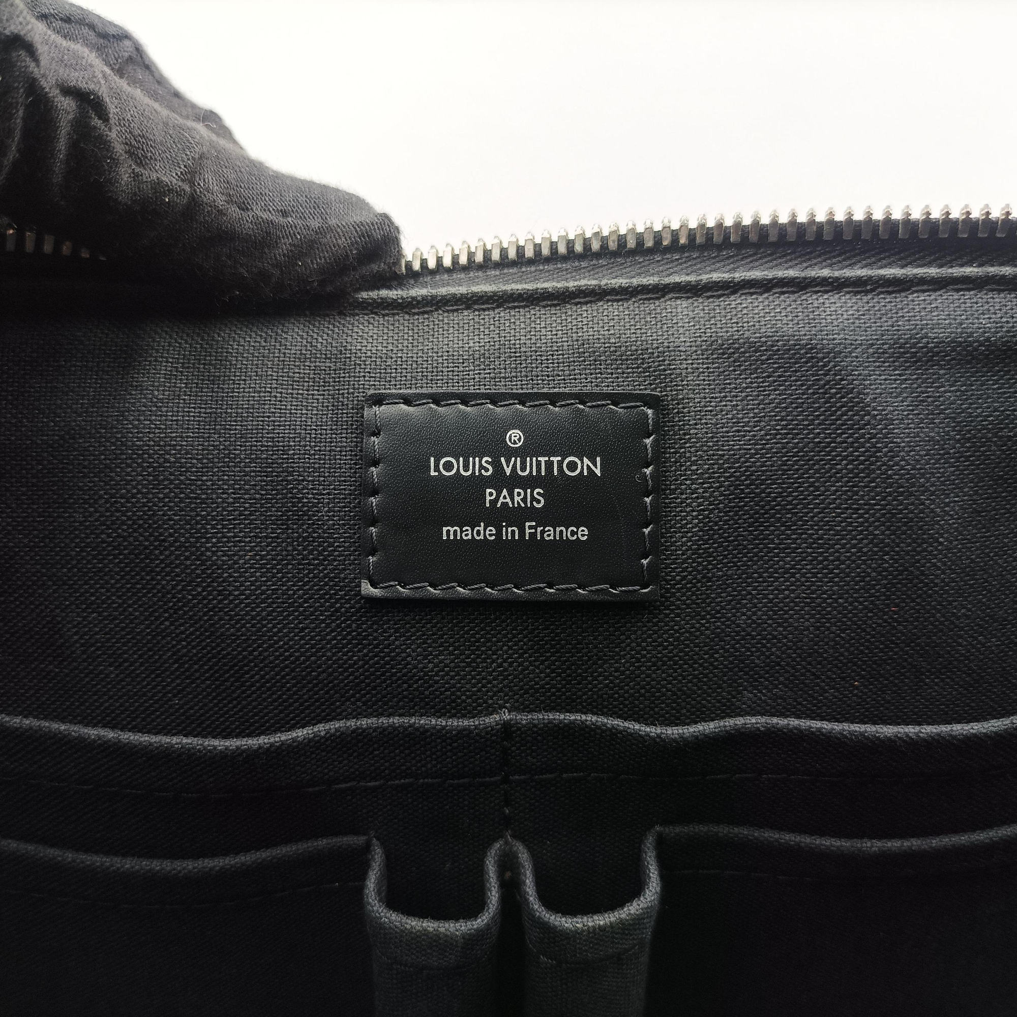 Porte Documents Jour Noir Damier Graphite N48224 SR4123ポルトドキュマン ジュール ノワール ダミエ グラフィット N48224 SR4123