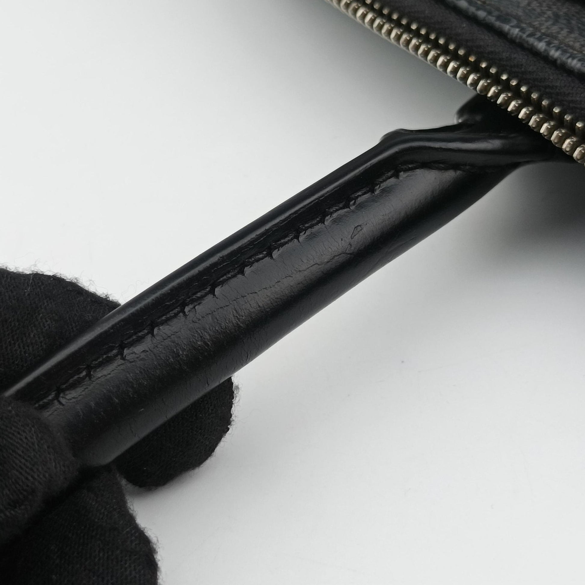 Porte Documents Jour Noir Damier Graphite N48224 SR4123ポルトドキュマン ジュール ノワール ダミエ グラフィット N48224 SR4123
