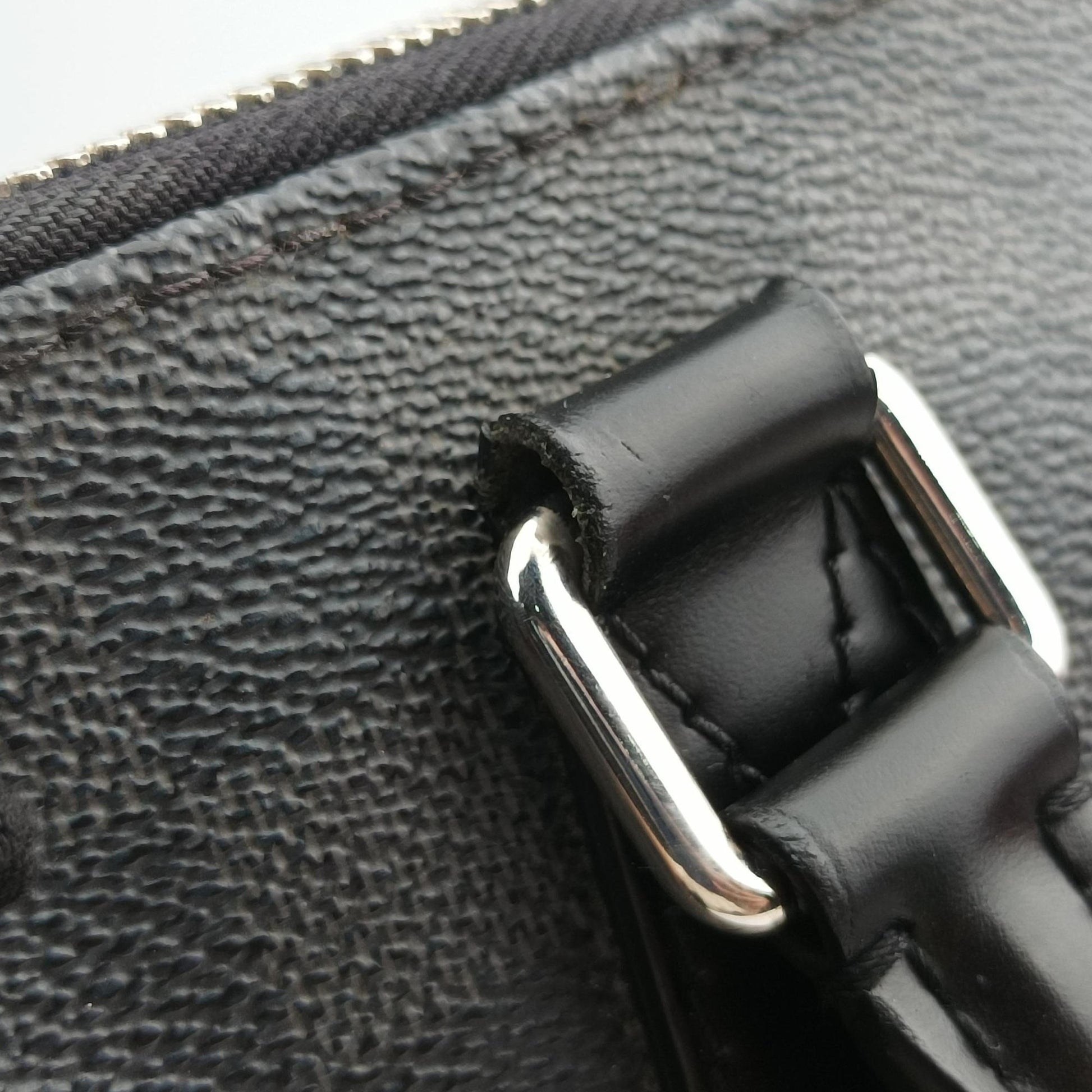 Porte Documents Jour Noir Damier Graphite N48224 SR4123ポルトドキュマン ジュール ノワール ダミエ グラフィット N48224 SR4123