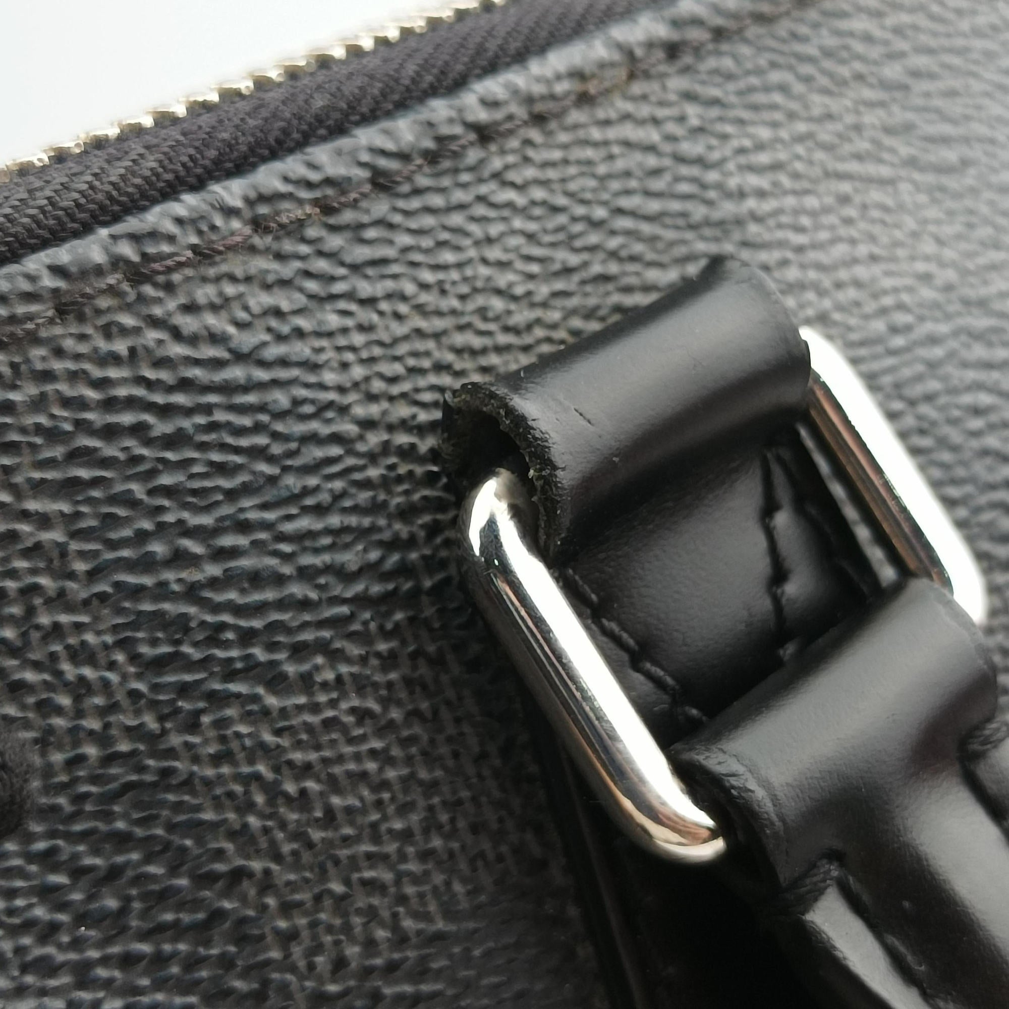 Porte Documents Jour Noir Damier Graphite N48224 SR4123ポルトドキュマン ジュール ノワール ダミエ グラフィット N48224 SR4123