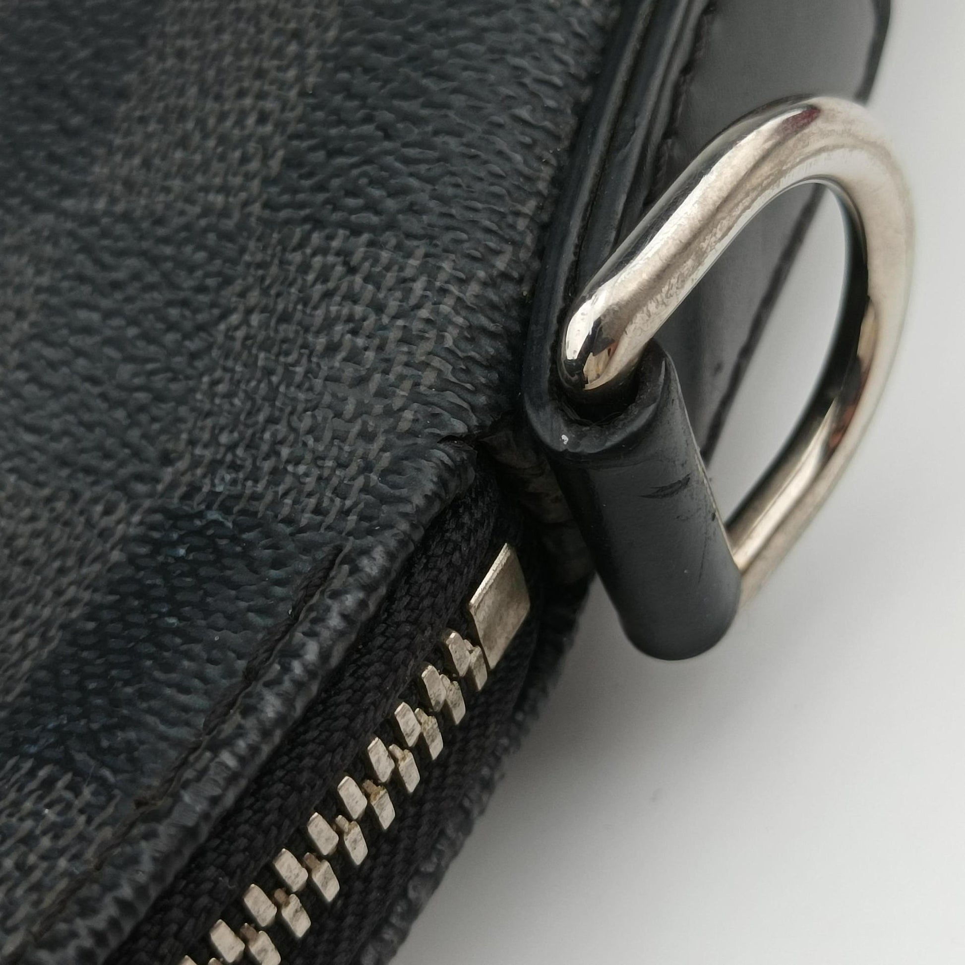 Porte Documents Jour Noir Damier Graphite N48224 SR4123ポルトドキュマン ジュール ノワール ダミエ グラフィット N48224 SR4123