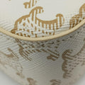 Claude Triomphe white x brown PVC coated canvas x Leather W-CU-2251クロード トリオンフ ホワイトxブラウン PVCコーティングキャンバスxレザー W-CU-2251