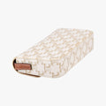Claude Triomphe white x brown PVC coated canvas x Leather W-CU-2251クロード トリオンフ ホワイトxブラウン PVCコーティングキャンバスxレザー W-CU-2251