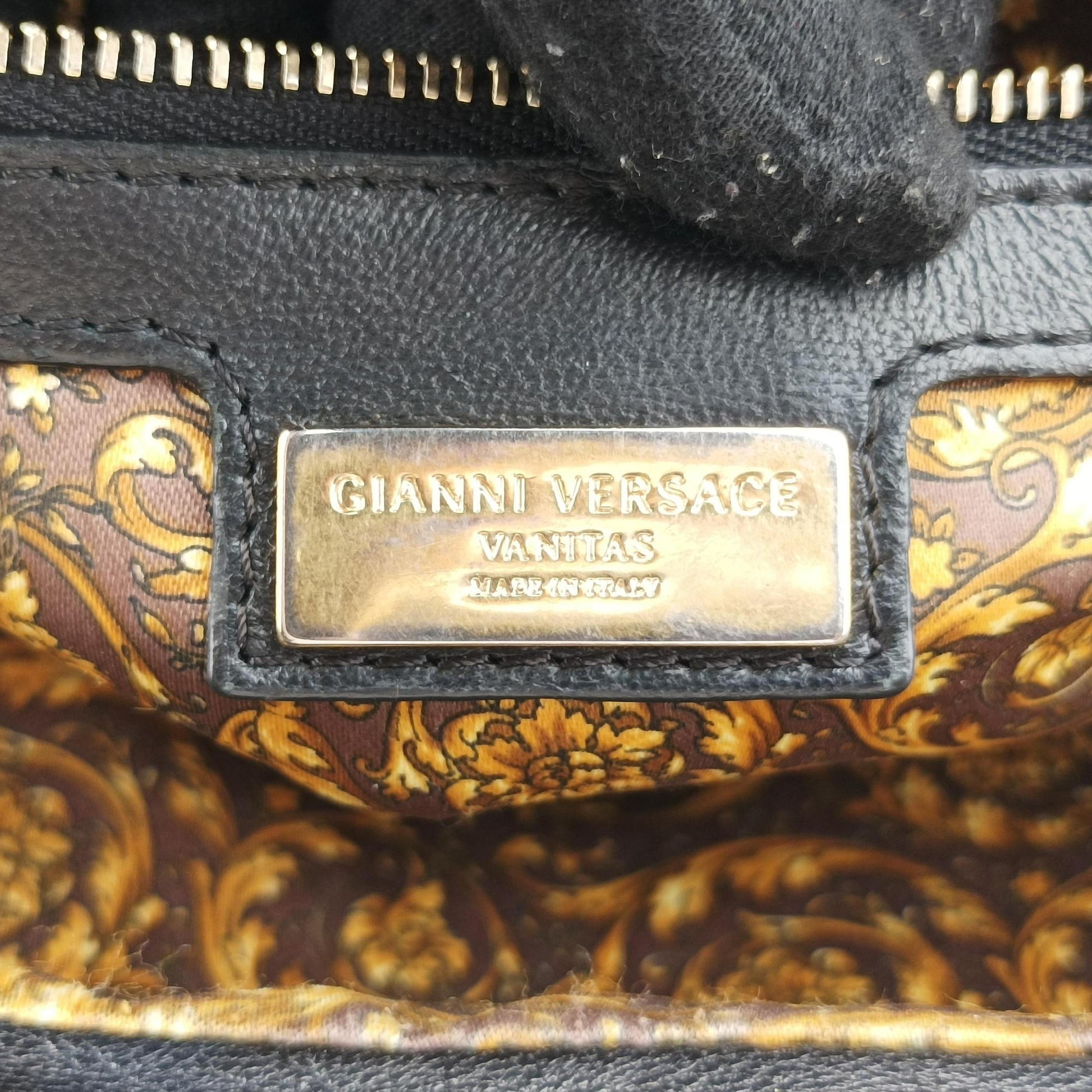 Medusa Demetra Vanitas Satchel Black Leather CLG 915760900872メデューサ デメテル バニティ サッチェル ブラック レザー CLG 915760900872