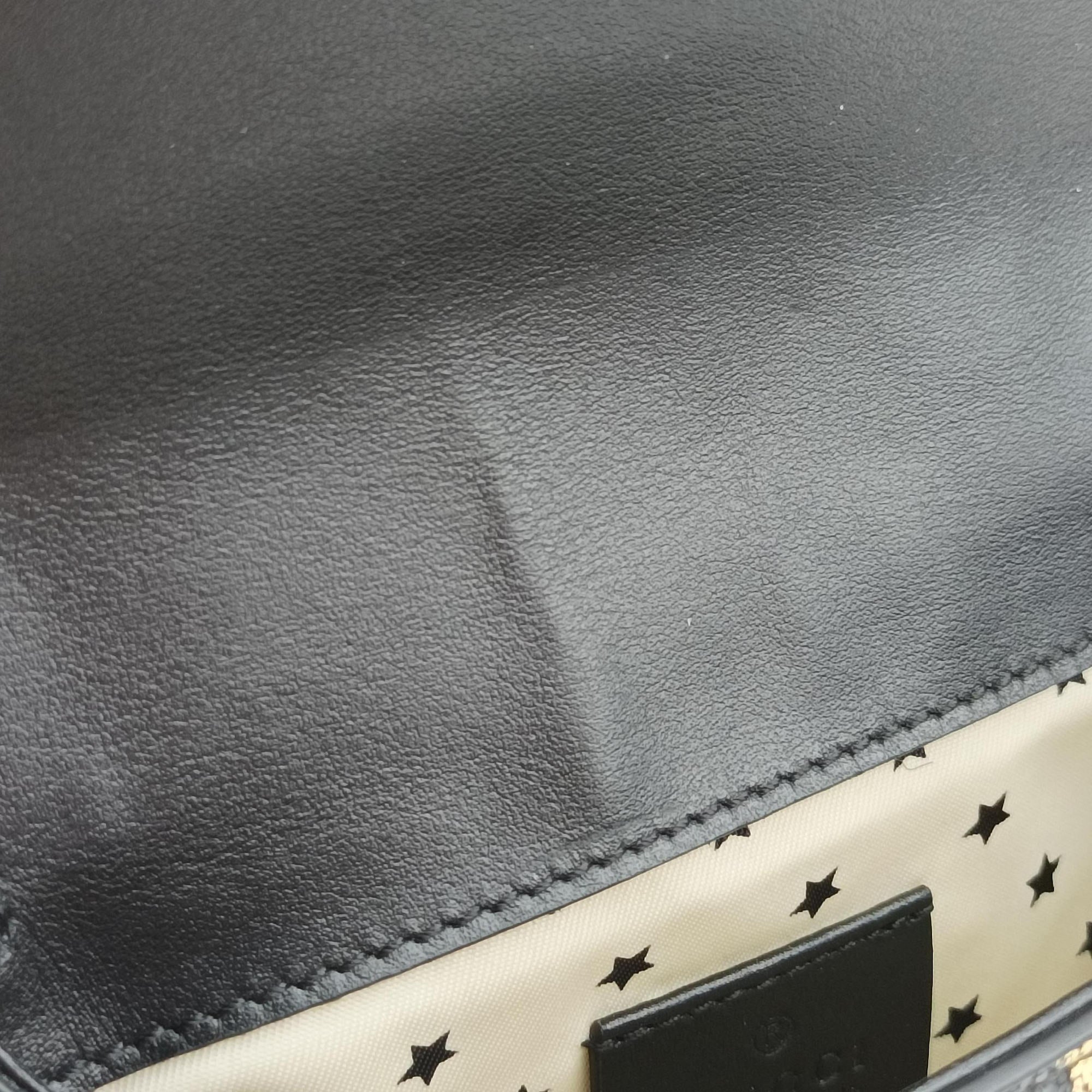 Metallic Crackle Golden×black Leather 605112 C031415516メタリッククラックル ゴールド×ブラック レザー 605112 C031415516