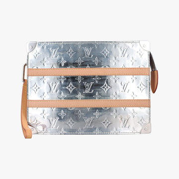 Monogram Mirror Handle Soft Trunk Silver Vernis M80807 モノグラム ミラートランク ポシェット シルバー ヴェルニ M80807 