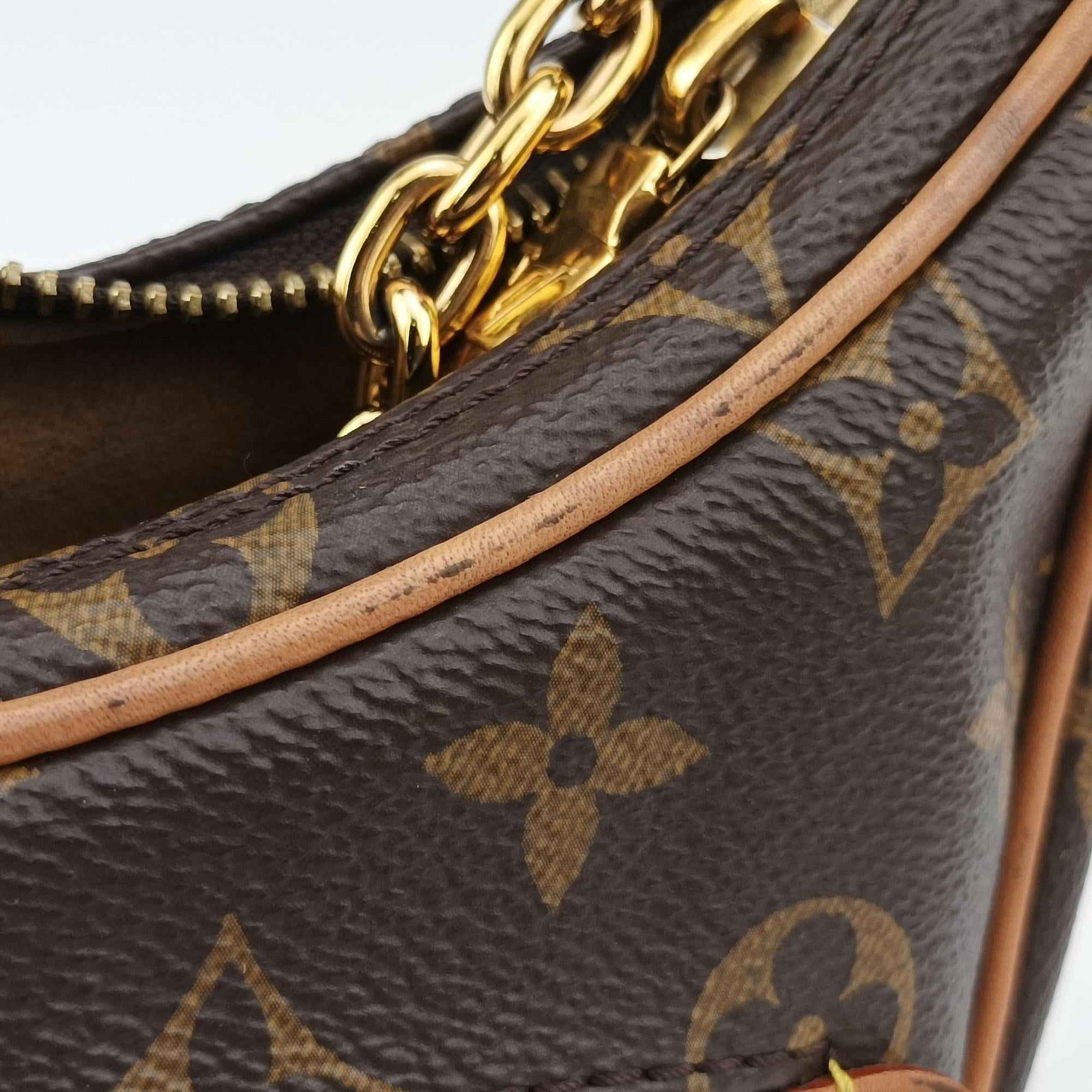 LOOP Brown×Beige Monogram Canvas M81098 IC Chipループ モノグラム/ブラウン×ベージュ モノグラムキャンバス M81098 ICチップ