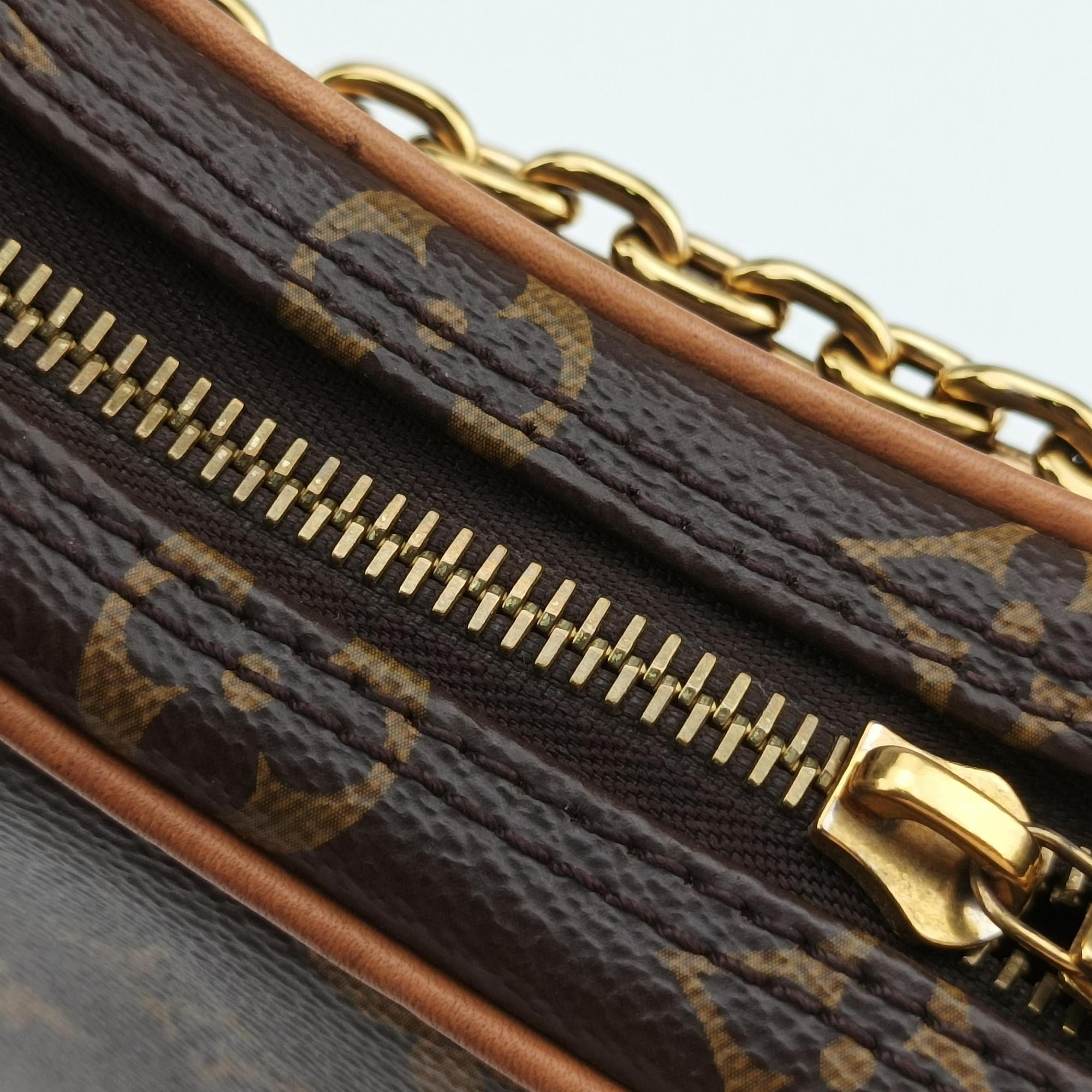 LOOP Brown×Beige Monogram Canvas M81098 IC Chipループ モノグラム/ブラウン×ベージュ モノグラムキャンバス M81098 ICチップ