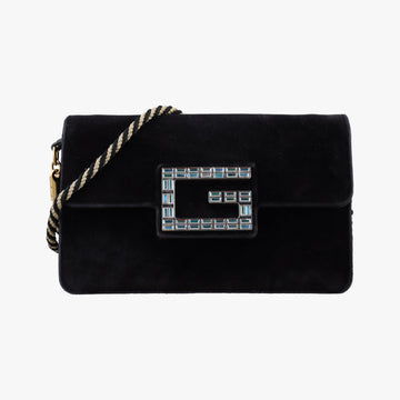 Square G Black velour 544242 F026027994スクエアG ブラック ベロア 544242 F026027994