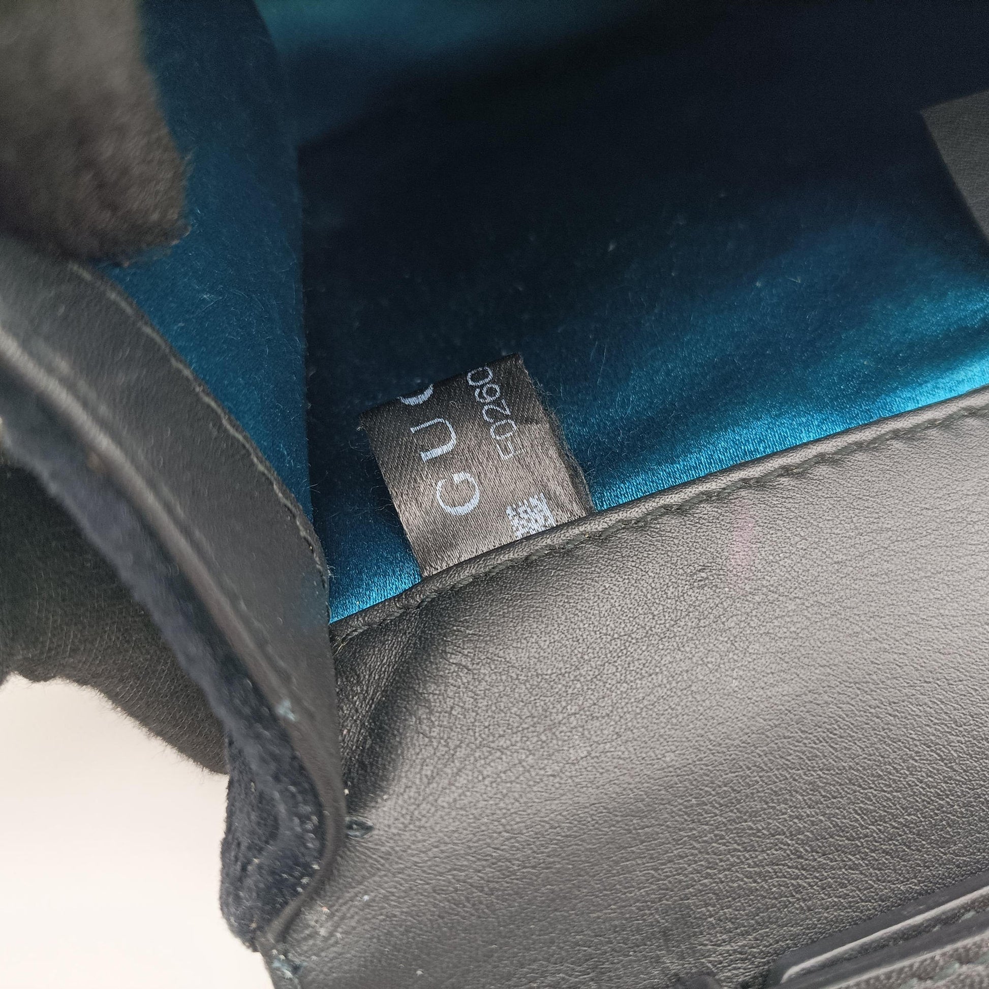 Square G Black velour 544242 F026027994スクエアG ブラック ベロア 544242 F026027994