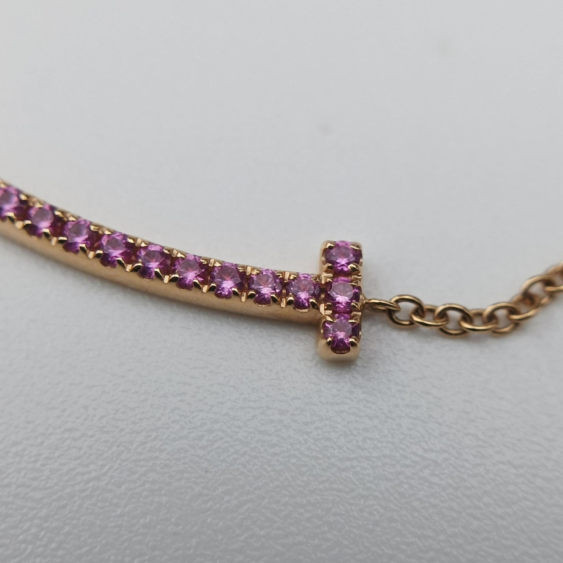 T Smile Pendant Golden×Pink AU750 Tスマイルペンダント ゴールド×ピンク AU750 