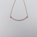 T Smile Pendant Golden×Pink AU750 Tスマイルペンダント ゴールド×ピンク AU750 