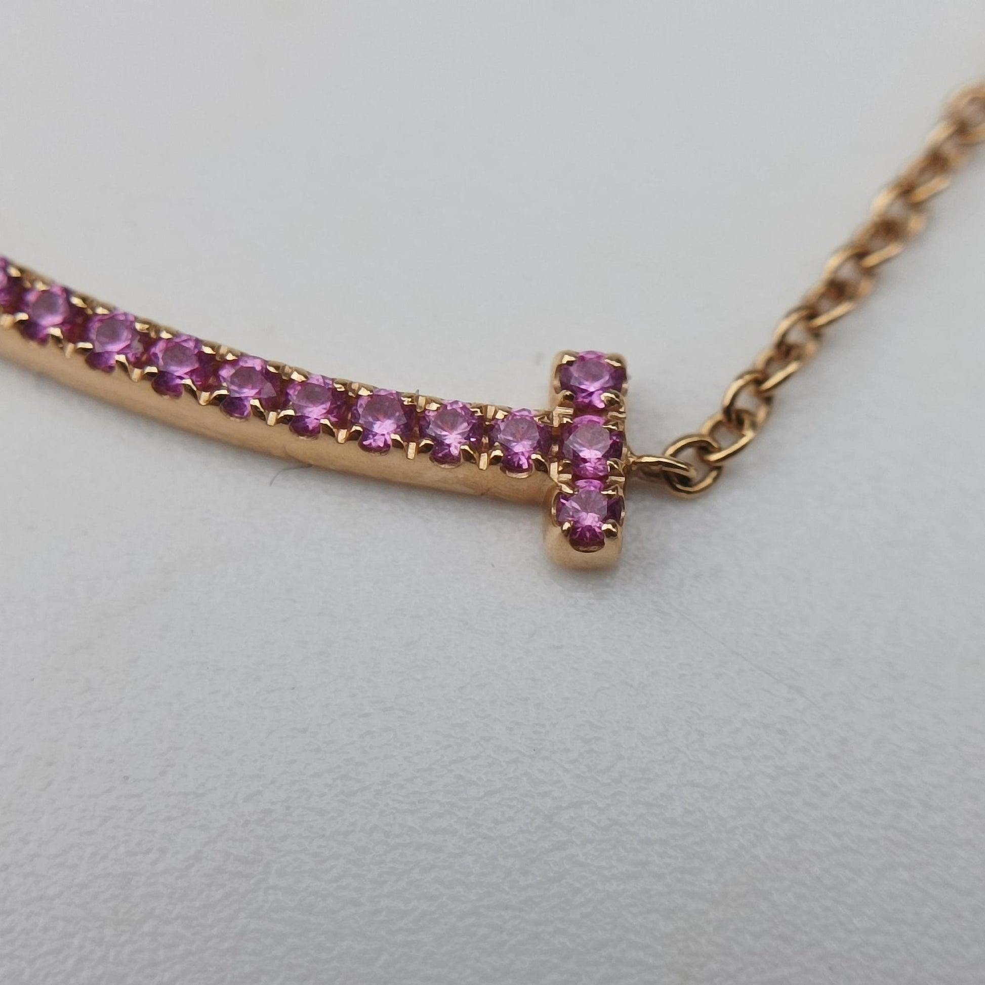 T Smile Pendant Golden×Pink AU750 Tスマイルペンダント ゴールド×ピンク AU750 
