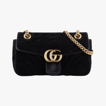 GG Marmont Black velour 443497 I021069543GGマーモント ブラック ベロア 443497 I021069543