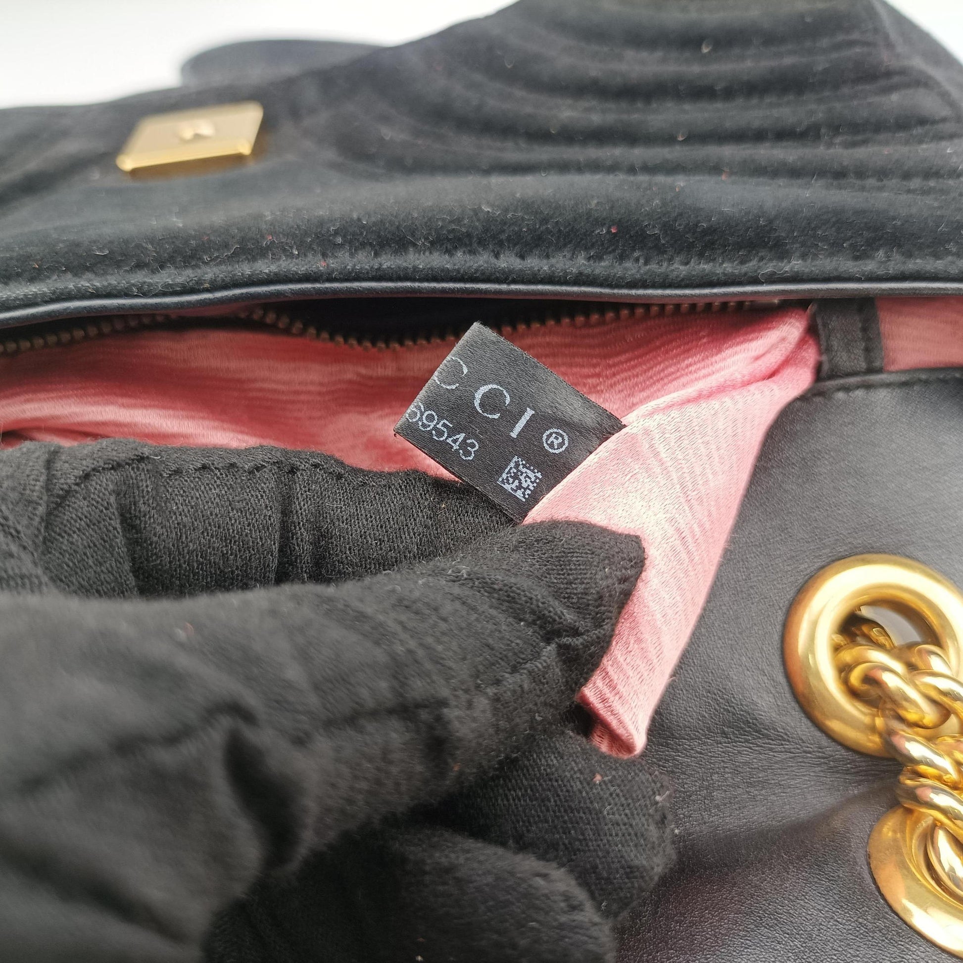 GG Marmont Black velour 443497 I021069543GGマーモント ブラック ベロア 443497 I021069543