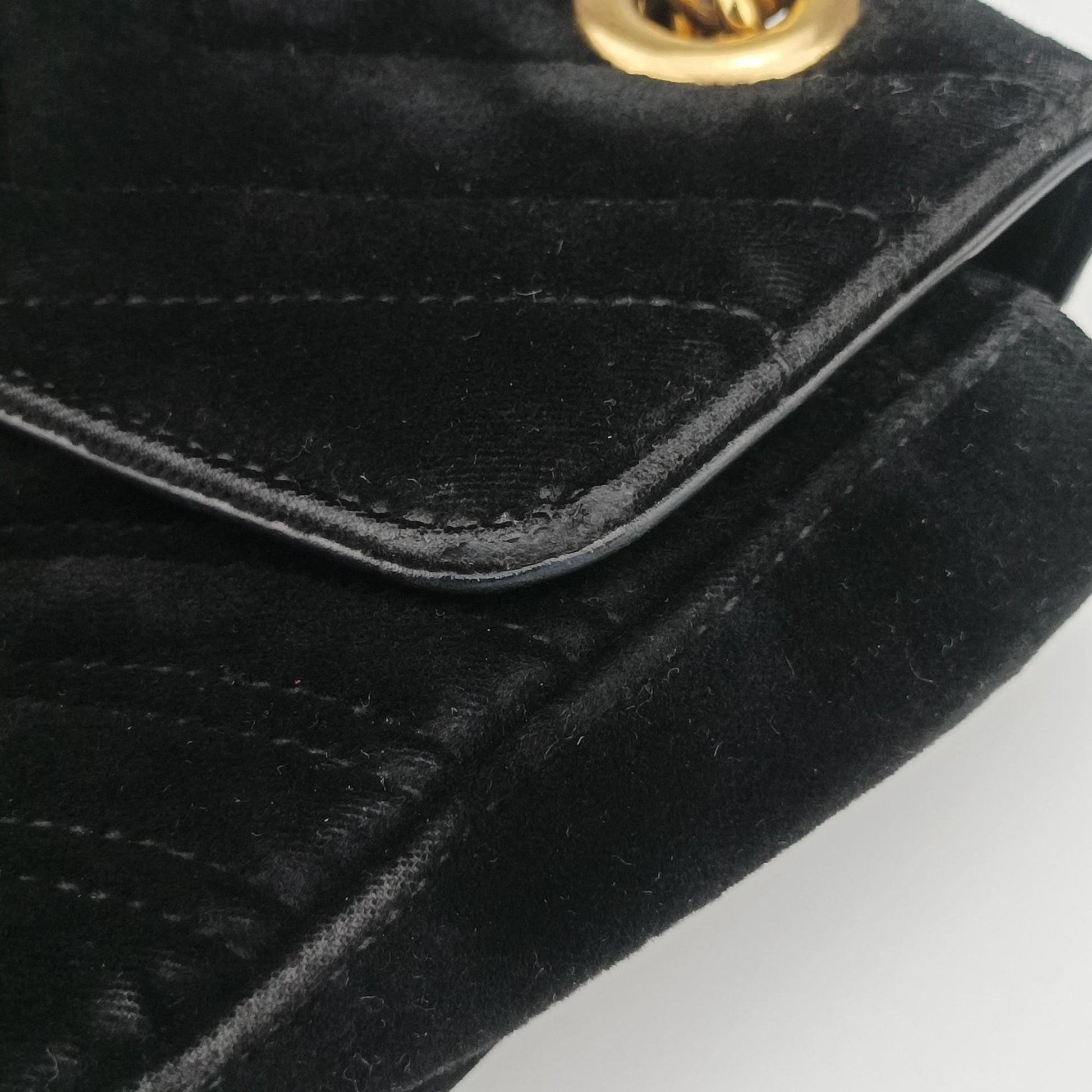 GG Marmont Black velour 443497 I021069543GGマーモント ブラック ベロア 443497 I021069543