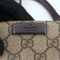 GG plus GG Supreme Briefcase Brown PVC coated canvasxLeather 201480 A8127099GGプラス GGスプリーム ブラウン PVCコーティングキャンバスxレザー 201480 A8127099