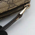 GG plus GG Supreme Briefcase Brown PVC coated canvasxLeather 201480 A8127099GGプラス GGスプリーム ブラウン PVCコーティングキャンバスxレザー 201480 A8127099
