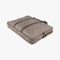 GG plus GG Supreme Briefcase Brown PVC coated canvasxLeather 201480 A8127099GGプラス GGスプリーム ブラウン PVCコーティングキャンバスxレザー 201480 A8127099