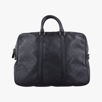 GG Imprime Briefcase Black PVC coated canvas 201480 E016970667GGインプリメ ブリーフケース ブラック PVCコーティングキャンバス 201480 E016970667