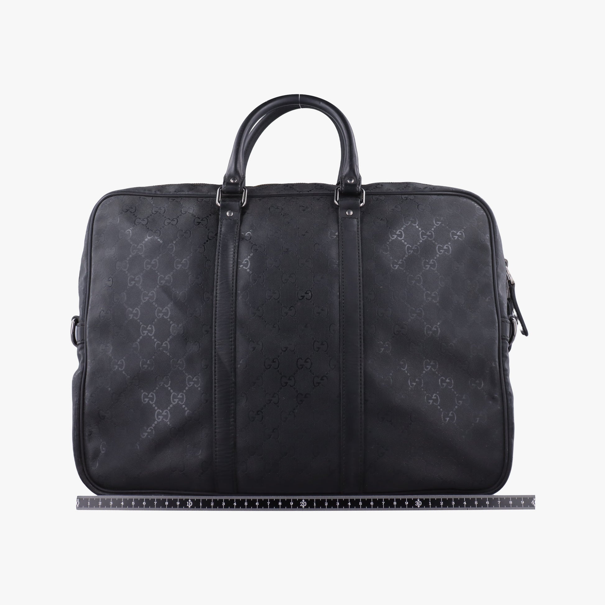GG Imprime Briefcase Black PVC coated canvas 201480 E016970667GGインプリメ ブリーフケース ブラック PVCコーティングキャンバス 201480 E016970667